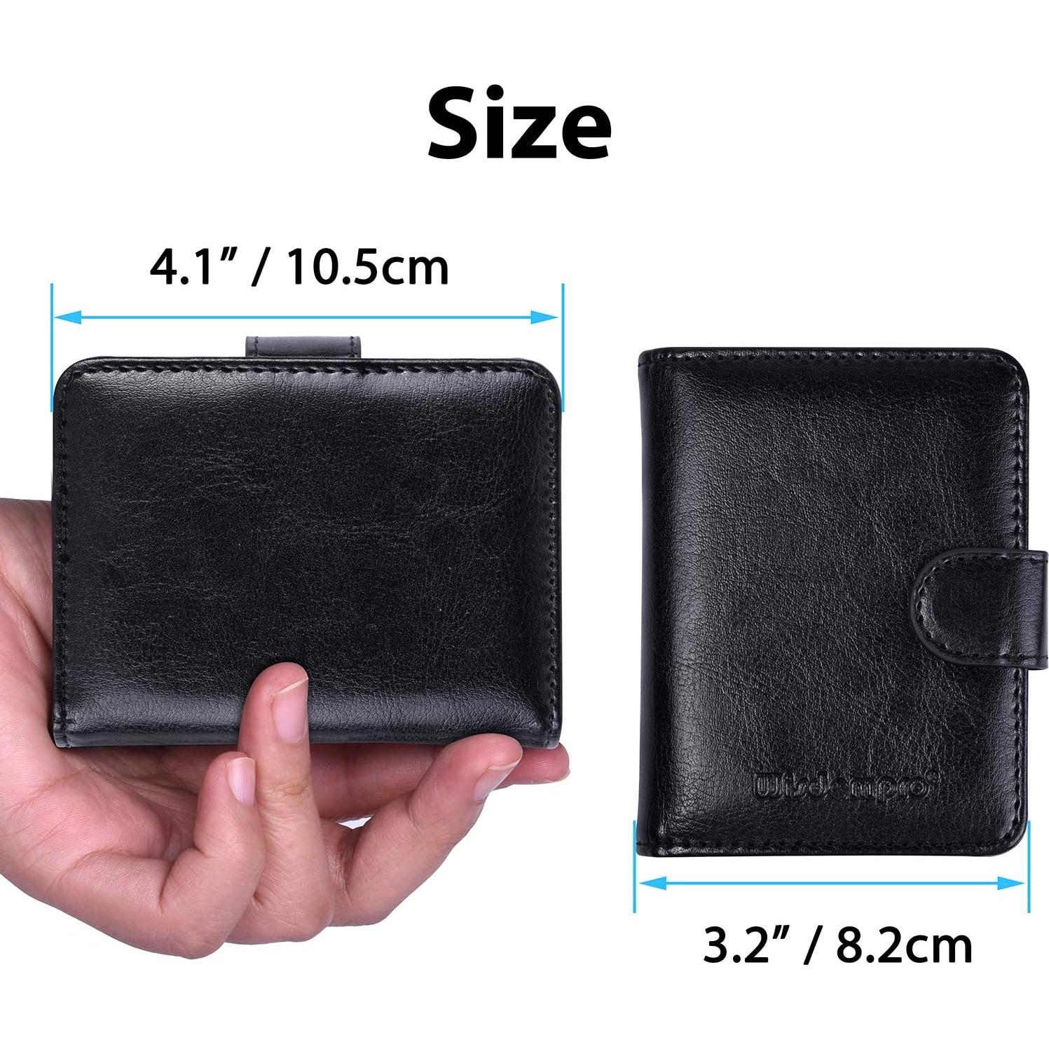 Portatarjetas de Crédito Wisdompro con Bloqueo RFID - Negro