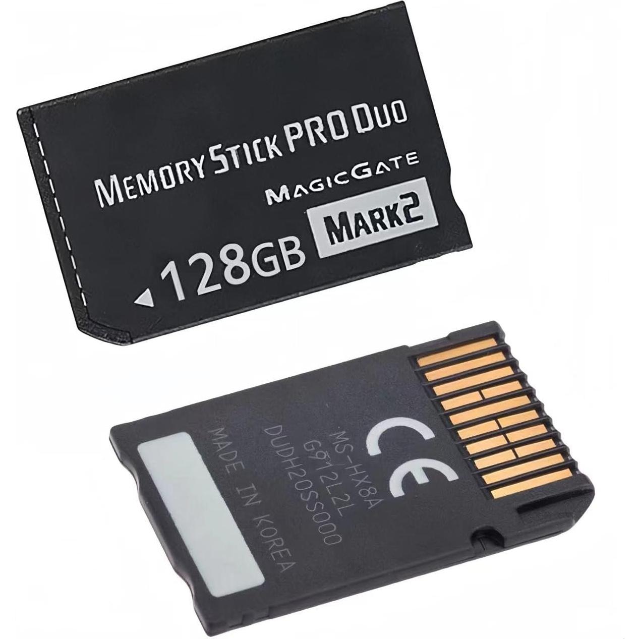 HSANYIUR 128GB Memoria Stick PRO Duo Mark2 para PSP y Cámaras