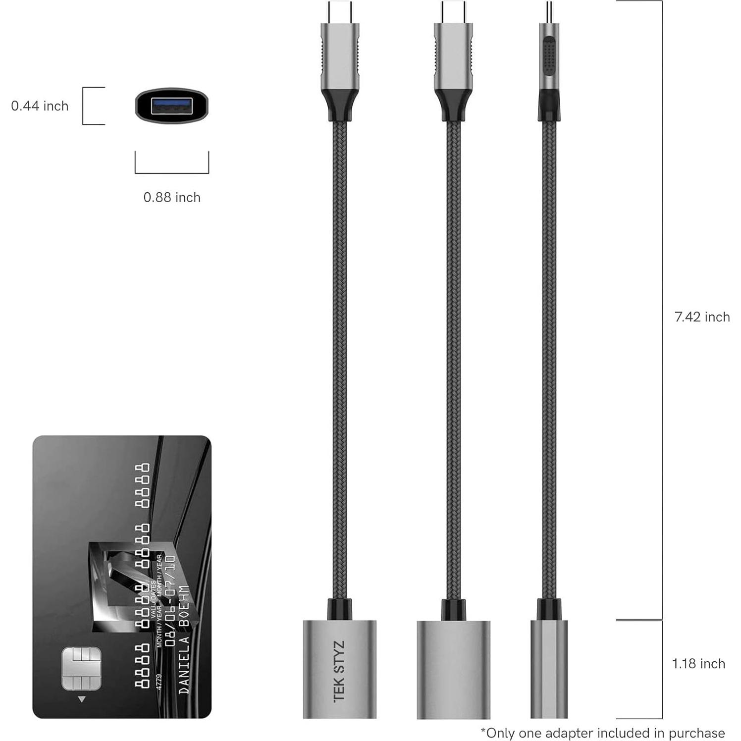 Adaptador OTG MicroUSB 2.0 Tek Styz 2 Pack para Asus TF103C