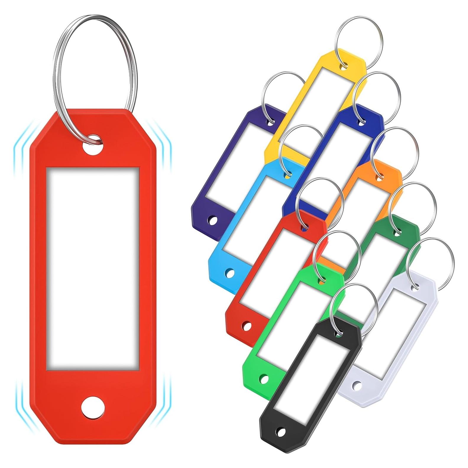 Etiquetas de Llave Hexagonales ttstar - Paquete de 10 Colores