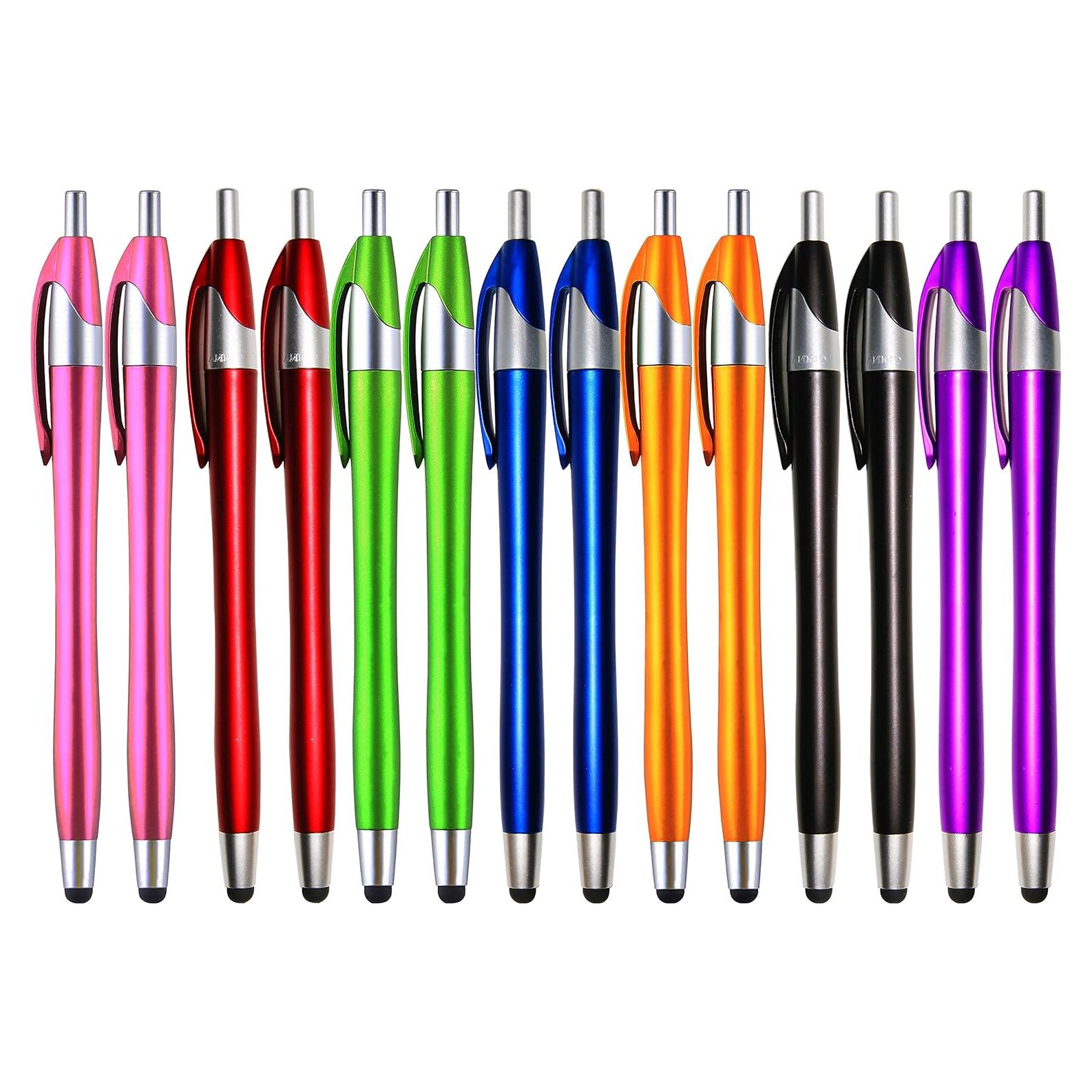 Stylus Electrónico Skoloo 2 en 1, Paquete de 14 Lápices Táctiles