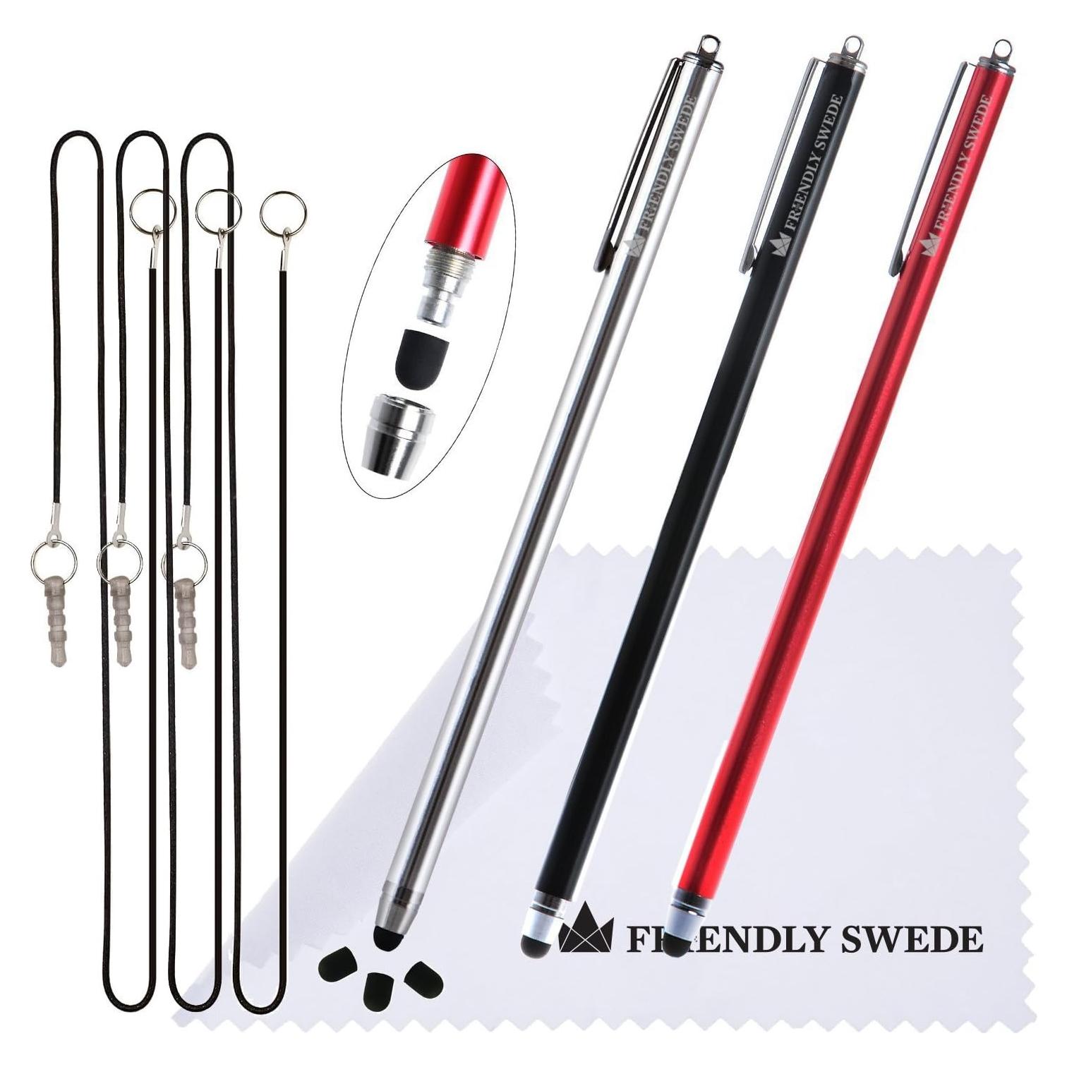 Lápiz Estilográfico Extra Largo El Amigable Sueco - Juego de 3