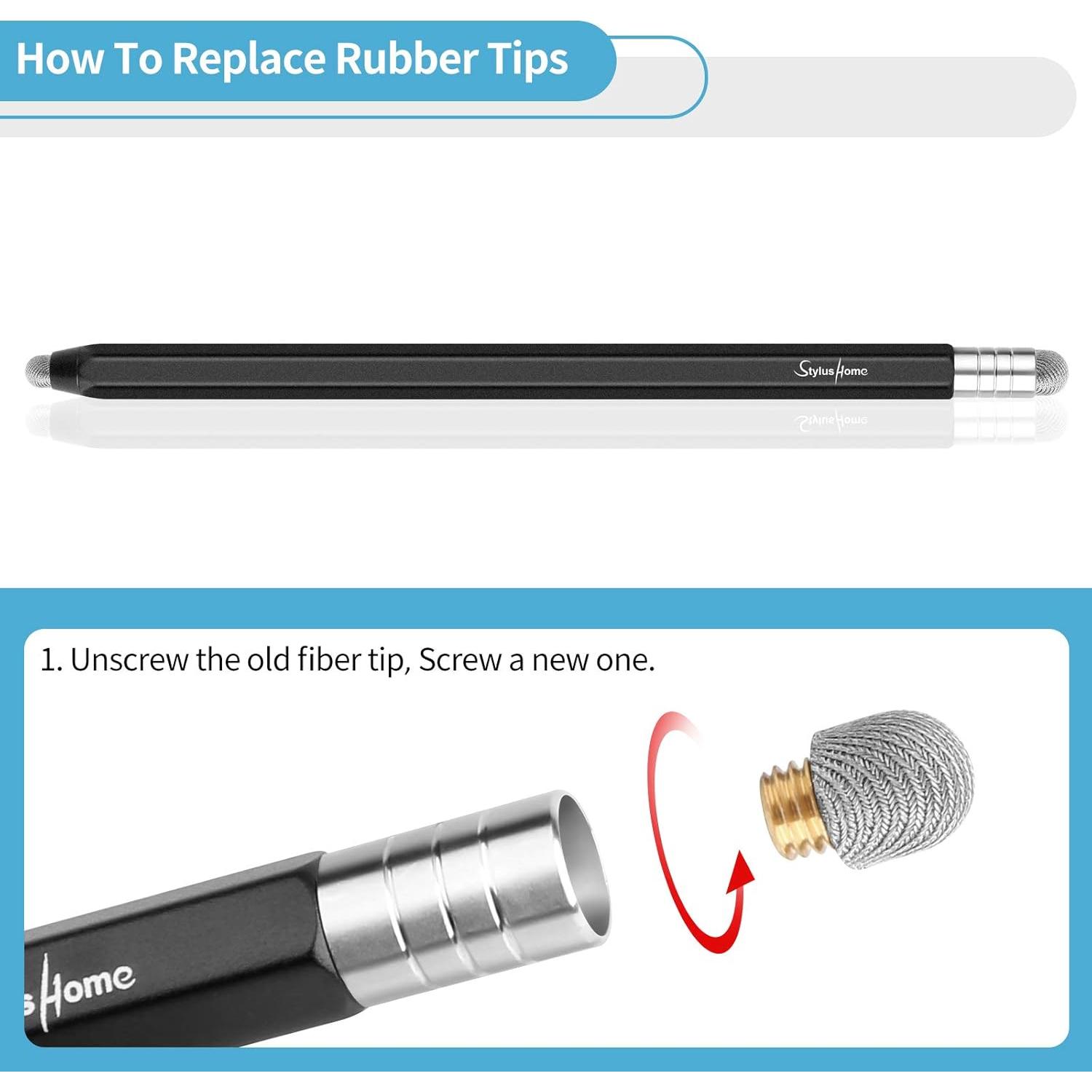 Estilógrafo 2 en 1 StylusHome con 8 Puntas Reemplazables