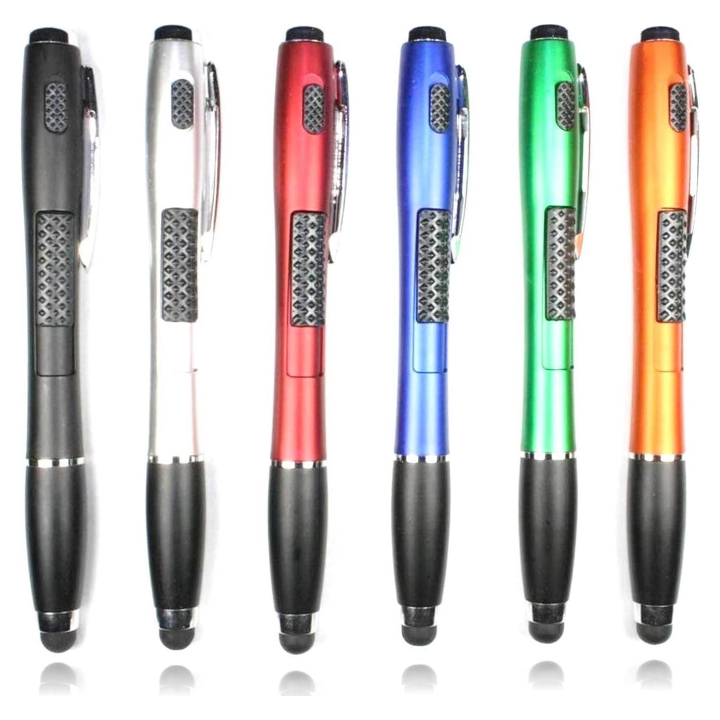 Bolígrafo Táctil Multifuncional 3-en-1 DuraForcity con Linterna LED