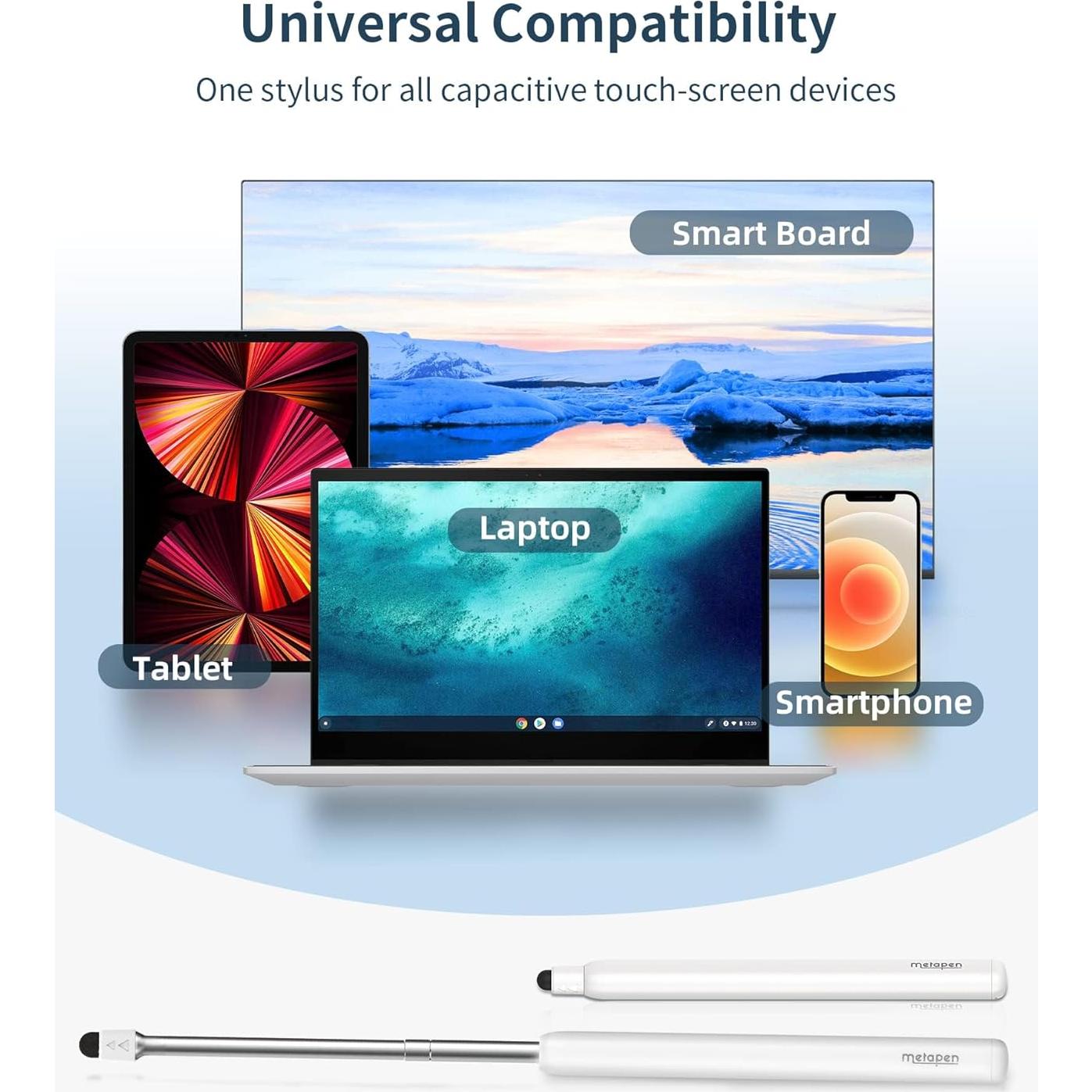 Bolígrafo Universal Metapen X1 para Pantallas Táctiles 34 cm