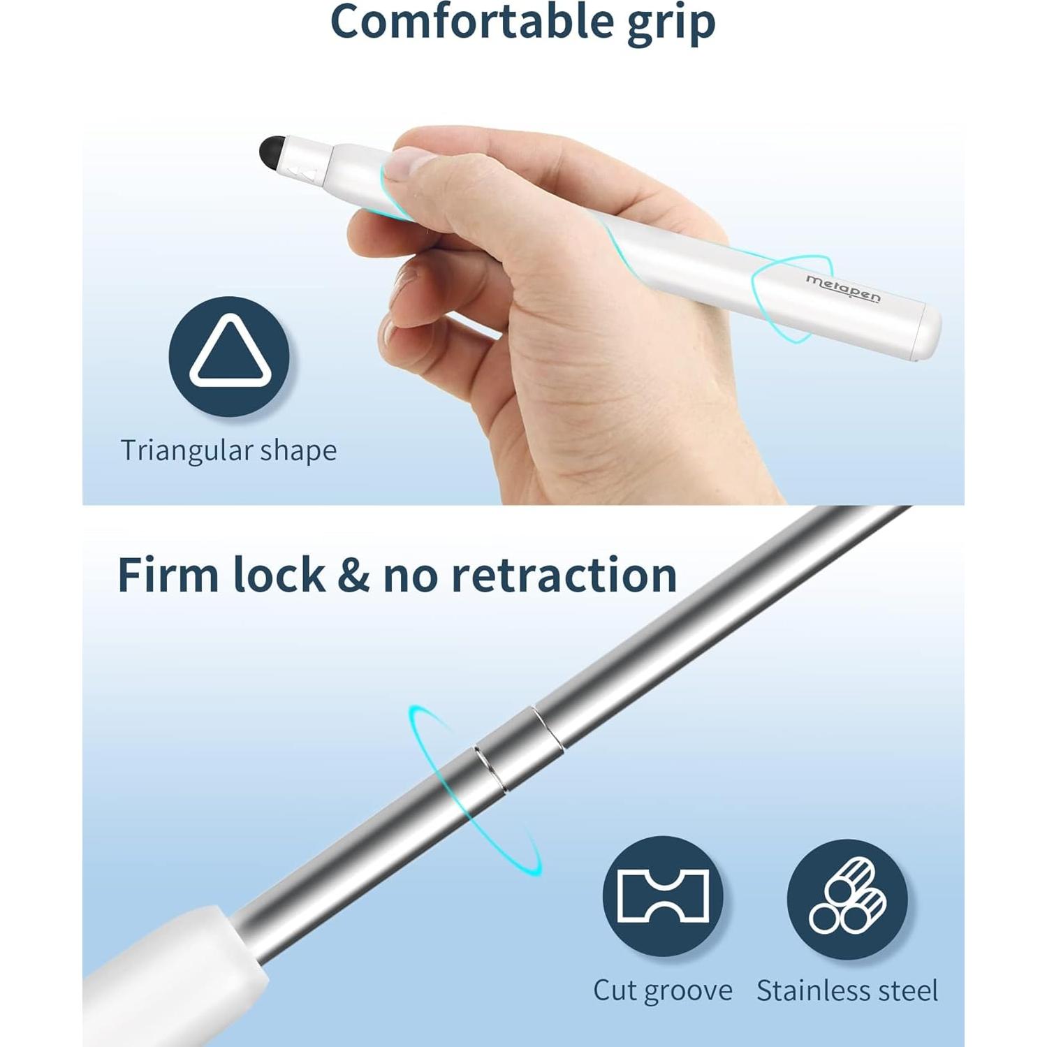 Bolígrafo Universal Metapen X1 para Pantallas Táctiles 34 cm