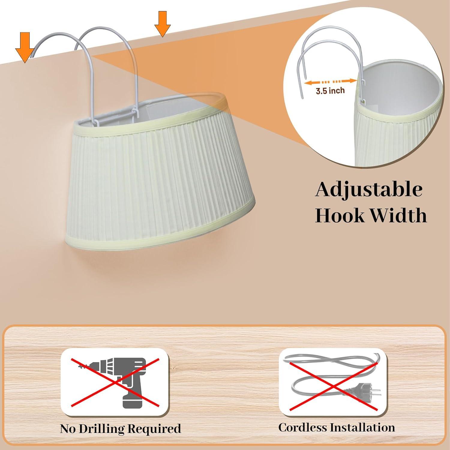 Lámpara de lectura para cama FINCMY LED-MORE-5 3 modos de color