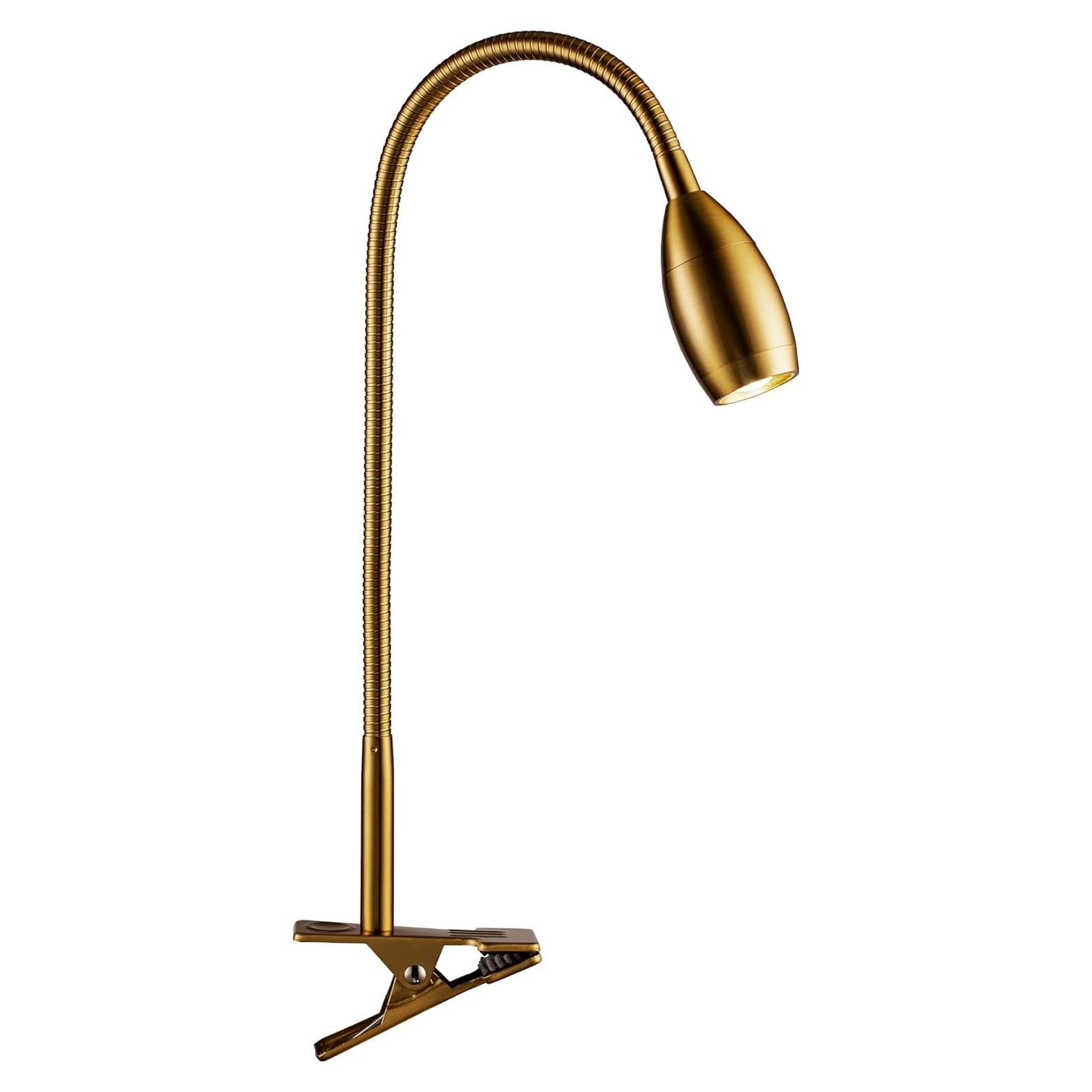 Lámpara Clip-on LED O'Bright 4000K Flexible Cuello de Ganso