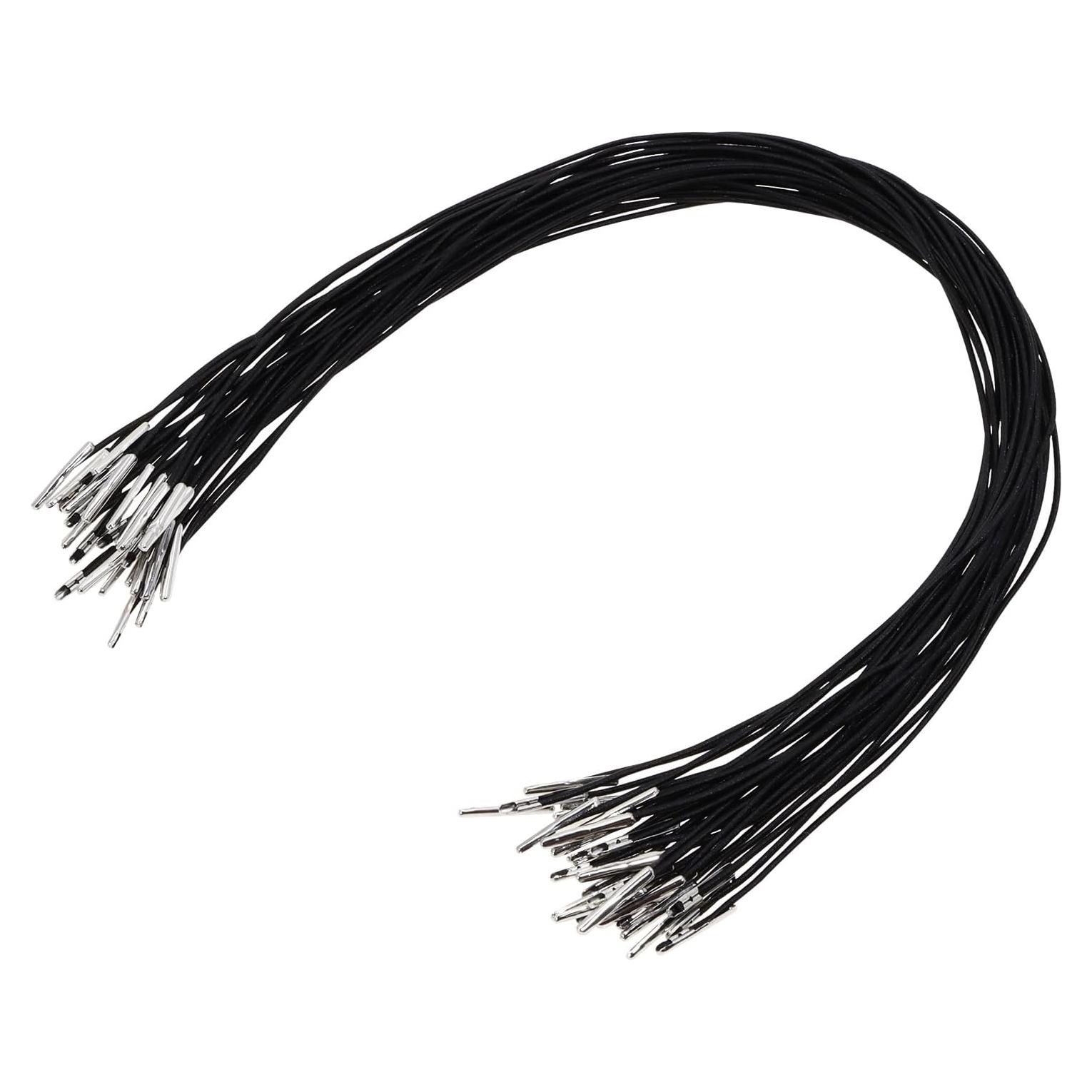 Cuerdas Elásticas con Extremos de Metal ONLYKXY 37cm 30pcs
