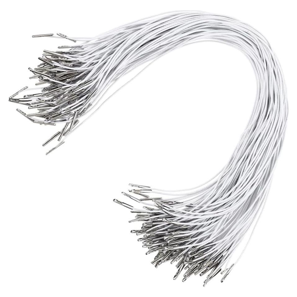 Cuerda Elástica Blanca SEWACC 50 Pcs 35.5 cm para Manualidades