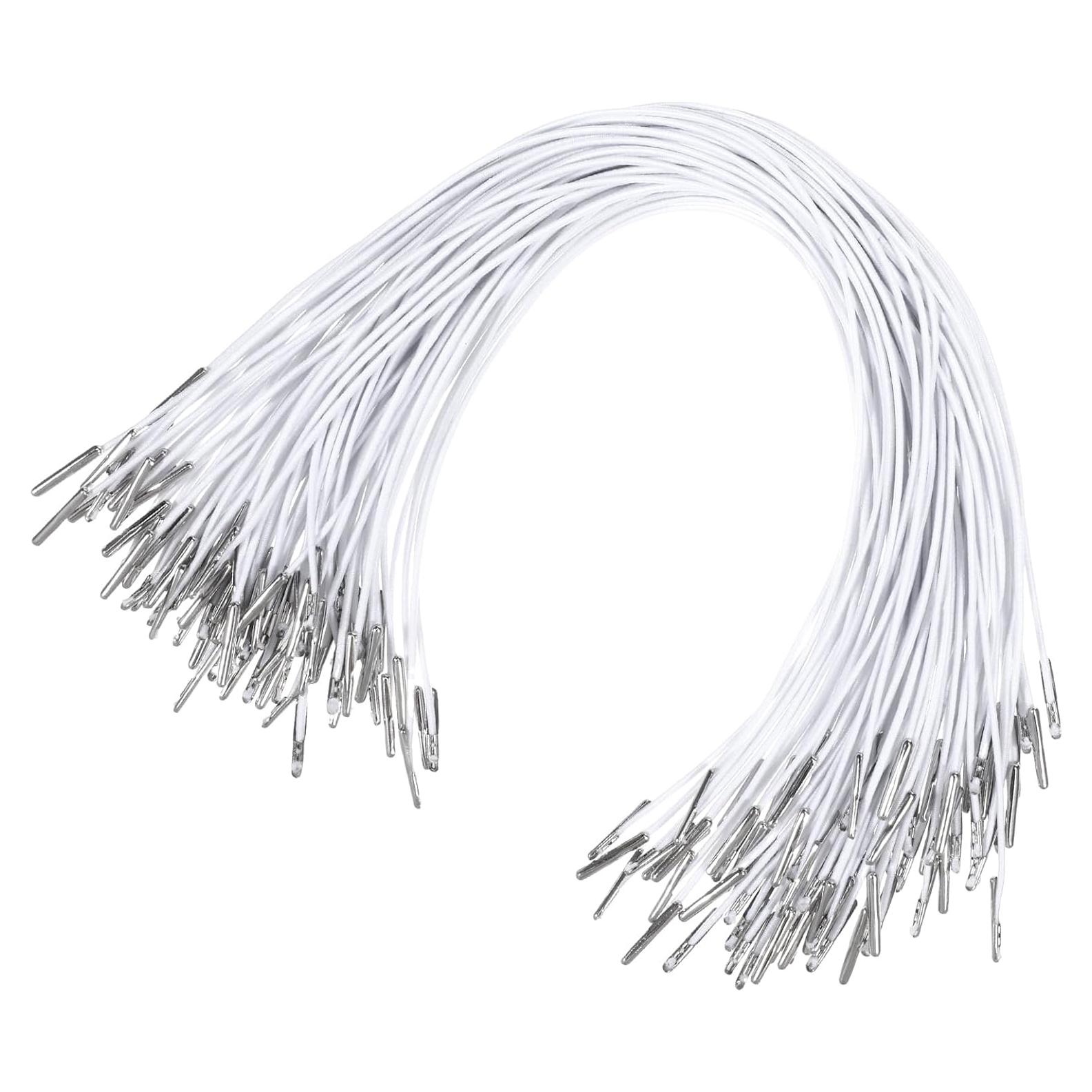 Cuerda Elástica 80 Pcs FdcLixuvol 30 cm con Extremos de Metal