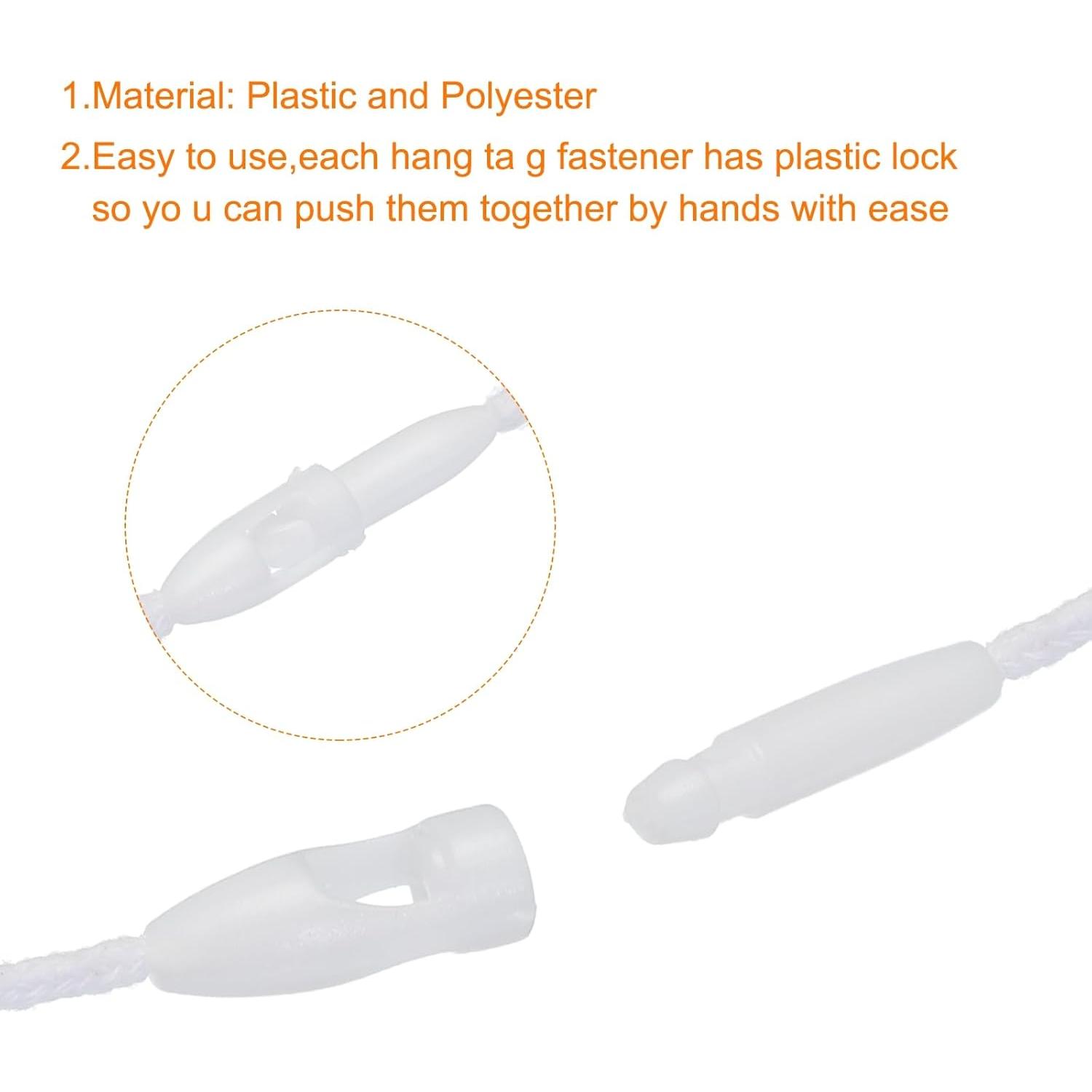 Cuerdas de Etiquetas MECCANIXITY 190mm 100 Piezas Blancas