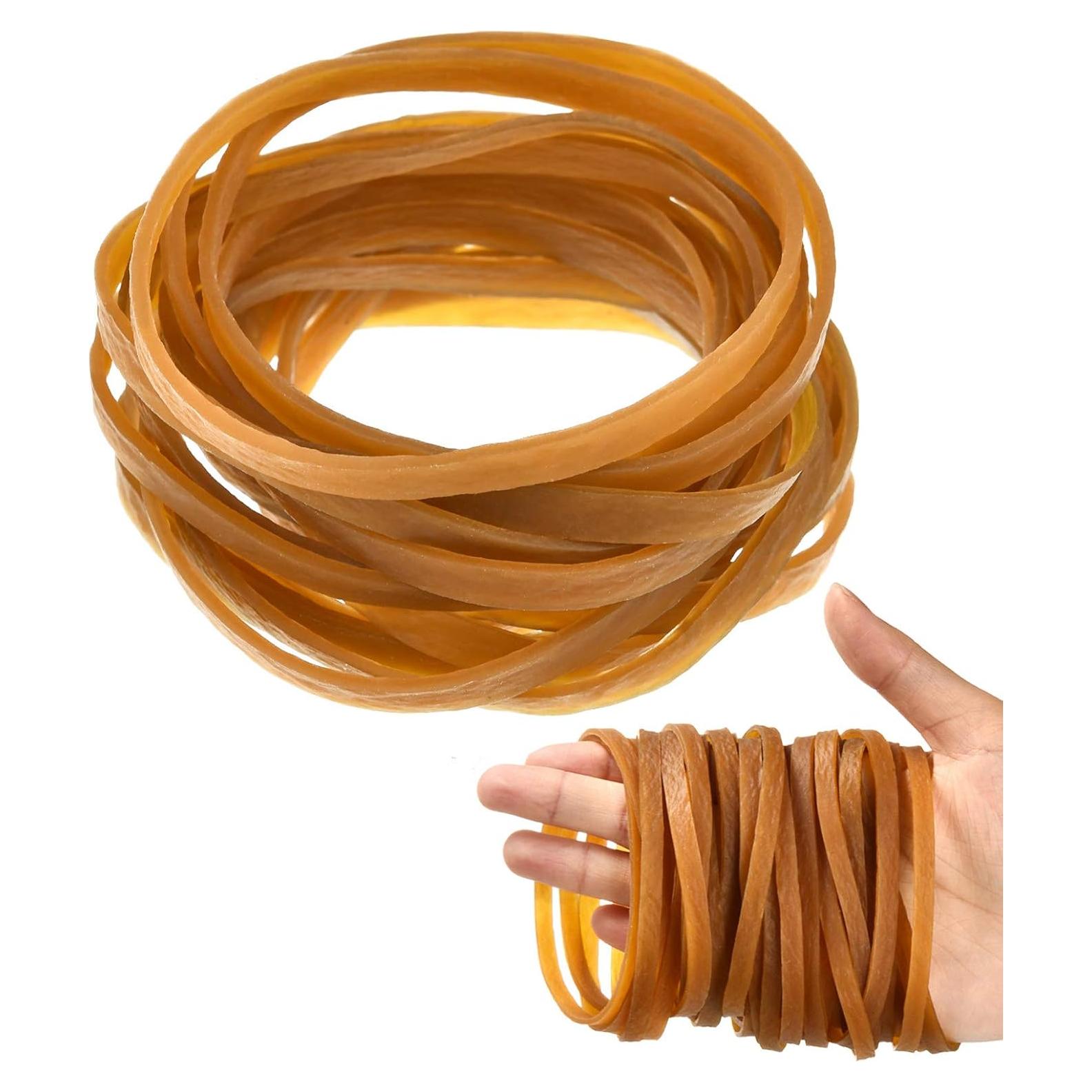 Chinco 100 Bandas de Goma Elástica 10 x 0.6 cm Amarillas