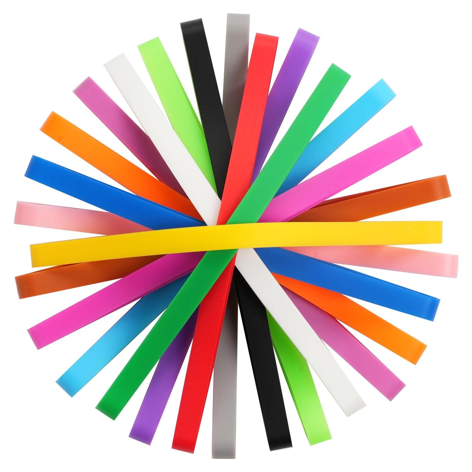 Bandas de Goma de Silicona 15 Pcs 14cm Multicolor Damyda