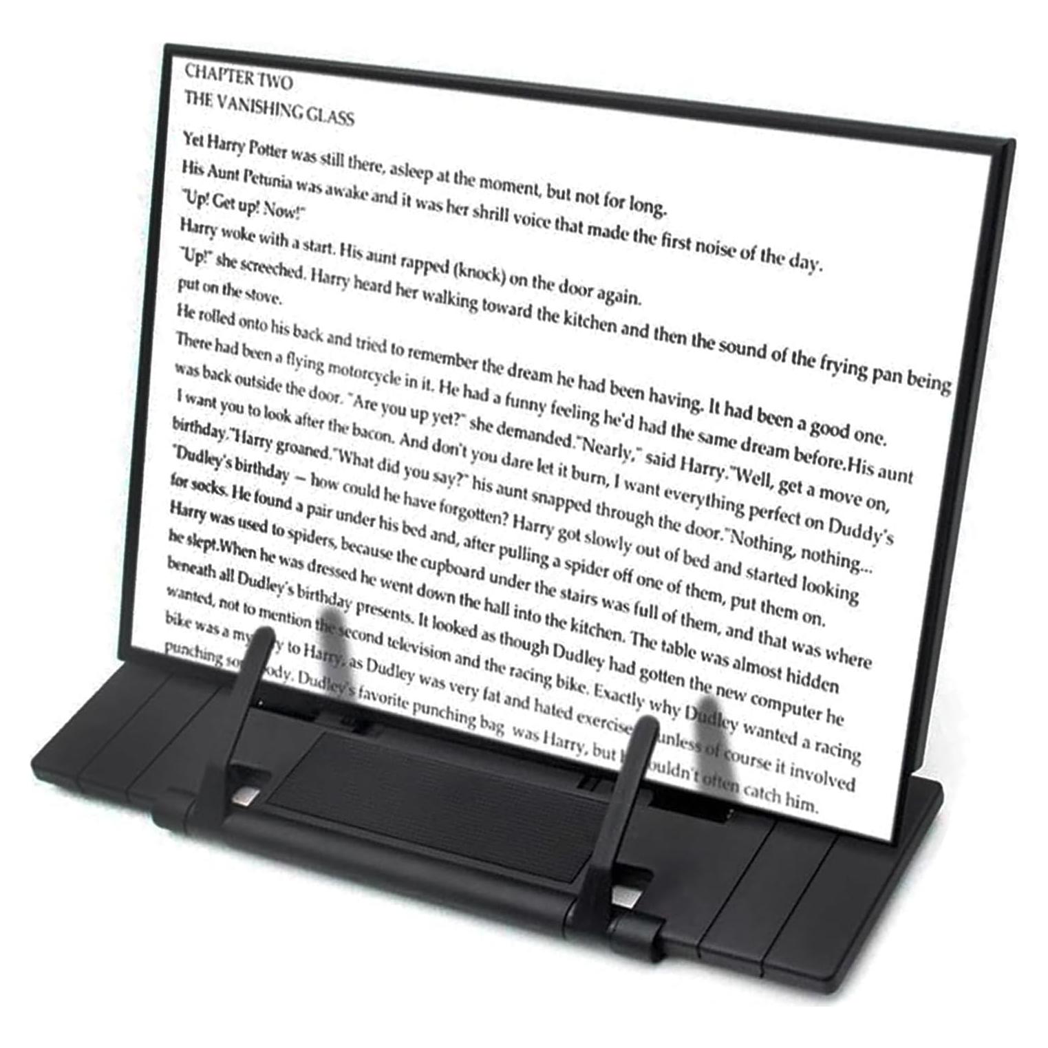 Soporte de Documentos Barelove Plegable Metal 7 Posiciones Negro