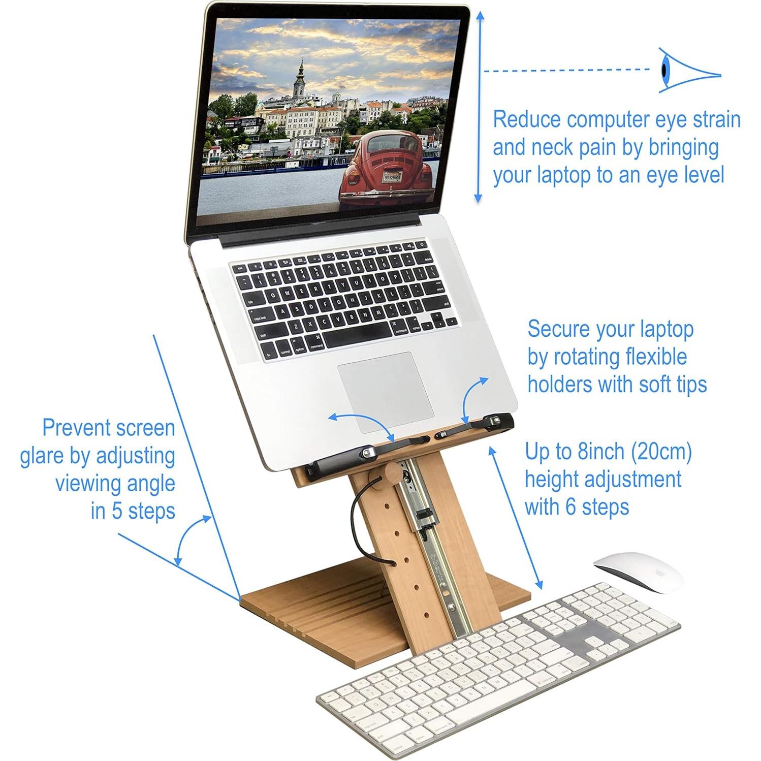 Soporte de Libro Ergonomico A+ BS1500PRO Ajustable 20.32cm