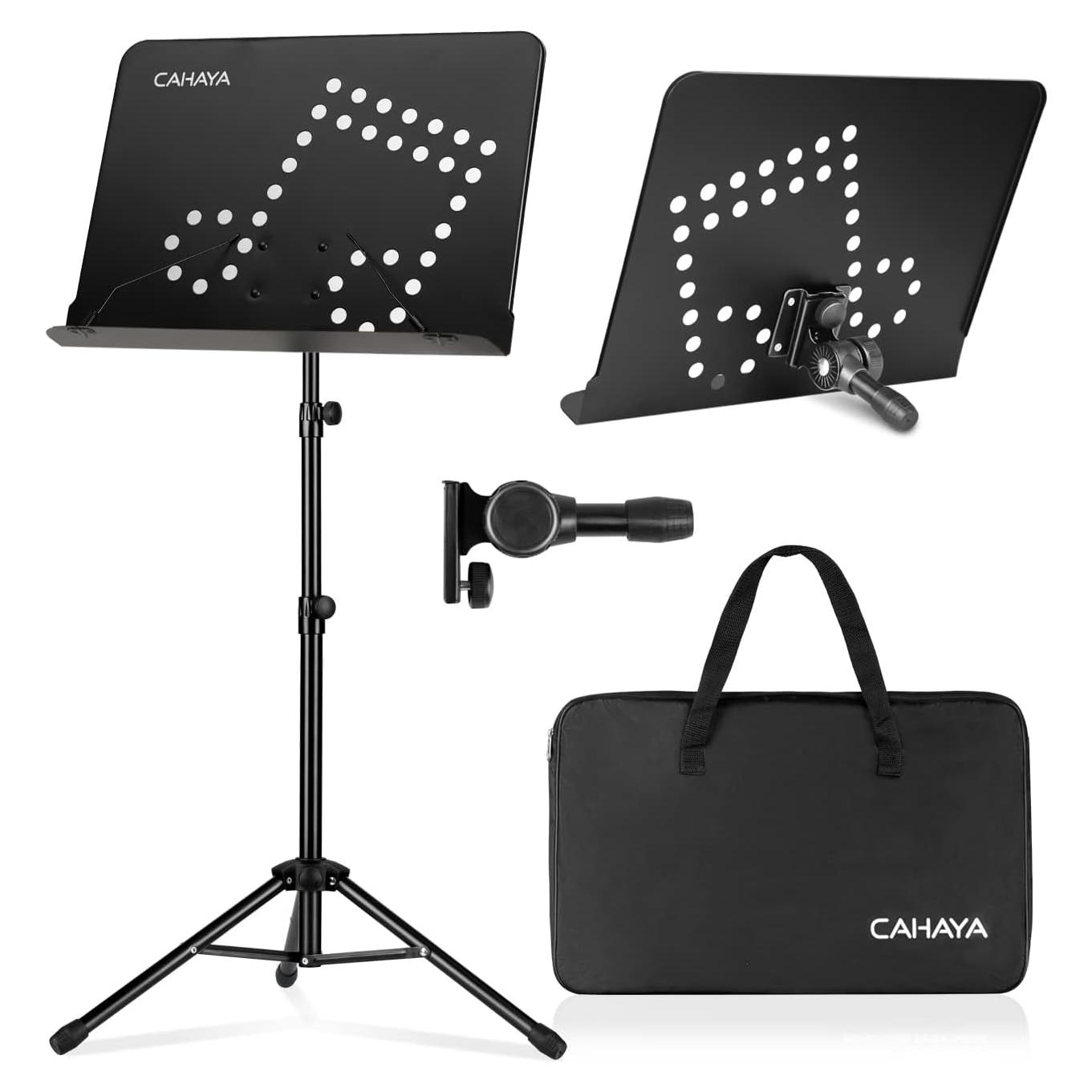 Soporte de Partituras CAHAYA Ajustable 3 en 1 80-142 cm