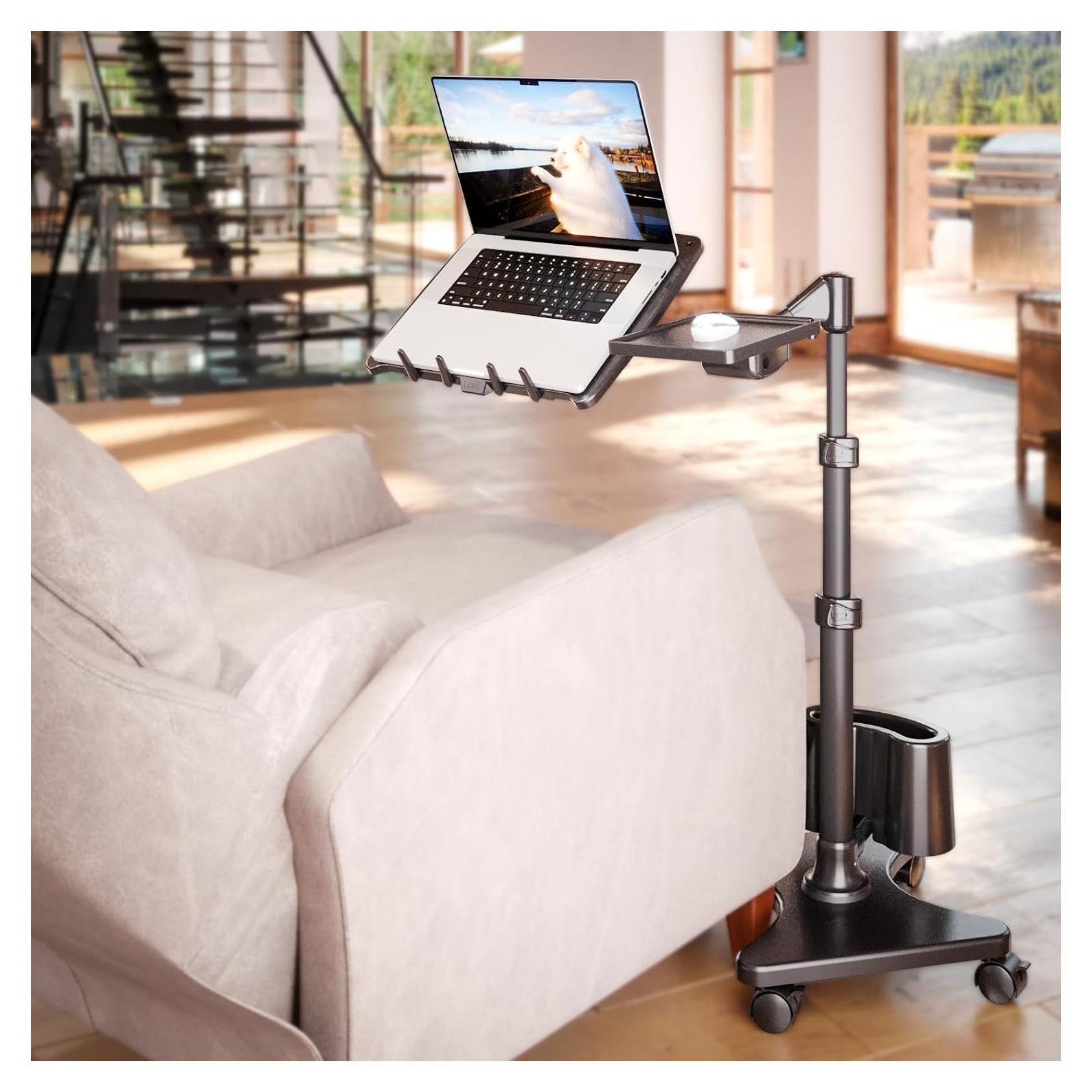 Soporte de Laptop LEVO G2 Rodante Ergonómico 33x33 cm