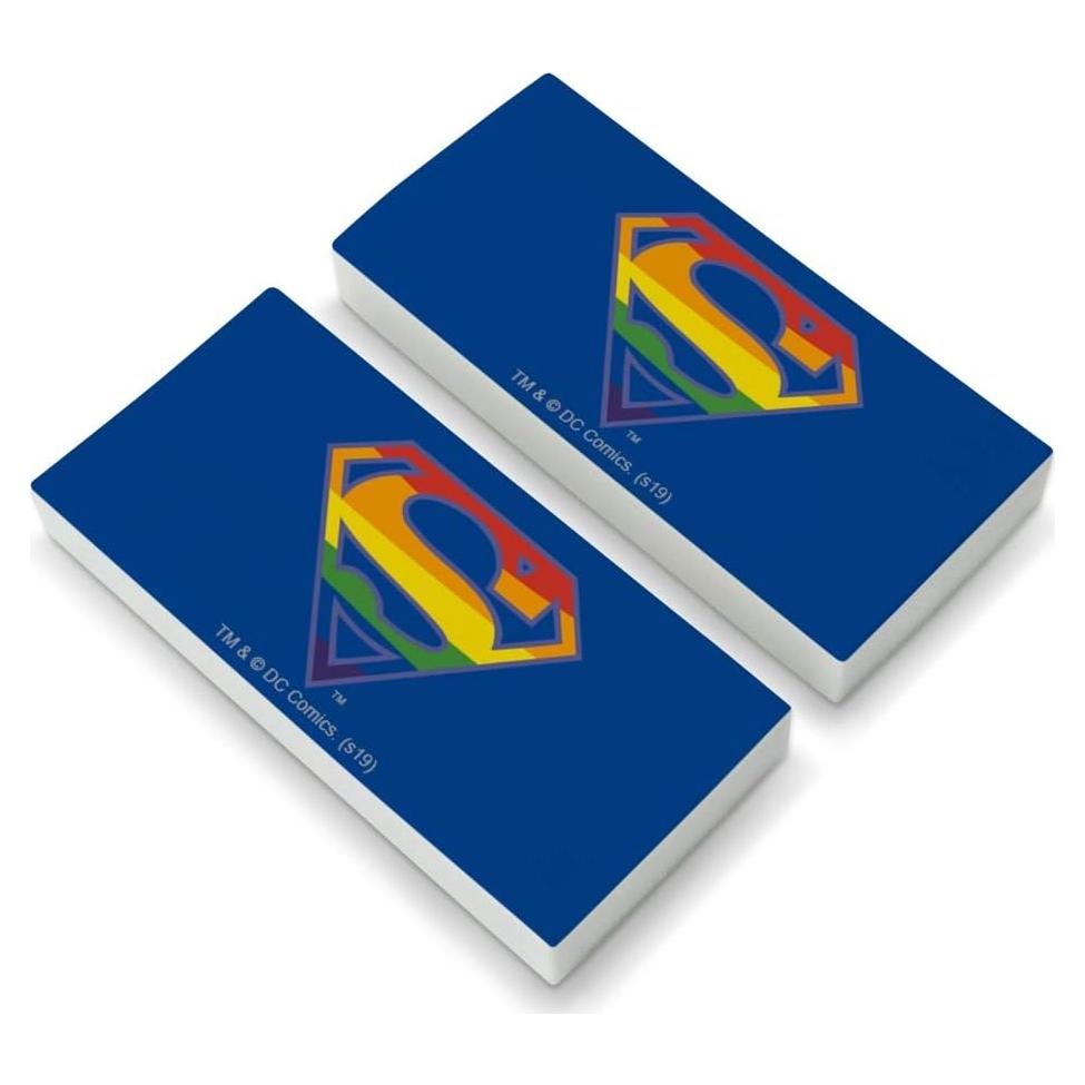 Set de 2 Borradores Superman Logo - Graphics and More