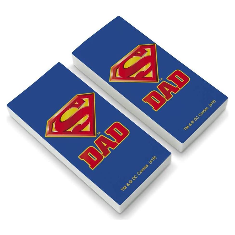 Set de 2 Borradores Superman Graphics and More 6.4x3.1cm