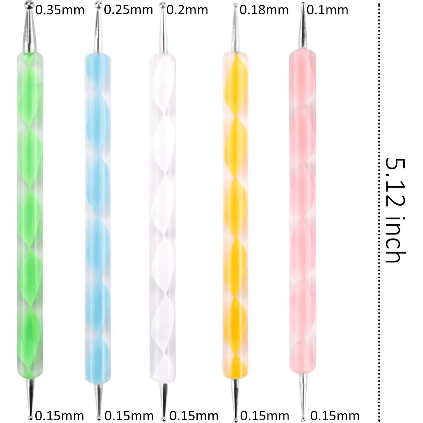 Conjunto de Herramientas de Punteado Mandala Augshy 19 Piezas