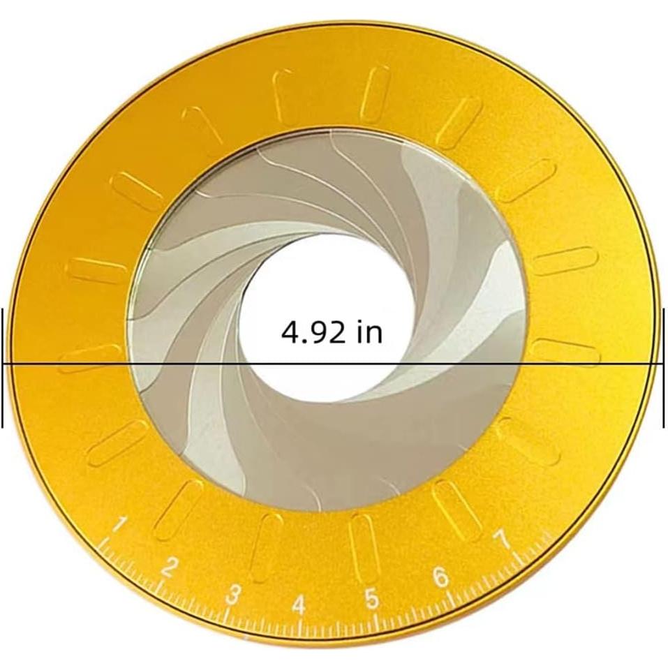 Creador de Círculos Ajustable Szliyands - Acero Inoxidable 12.5cm