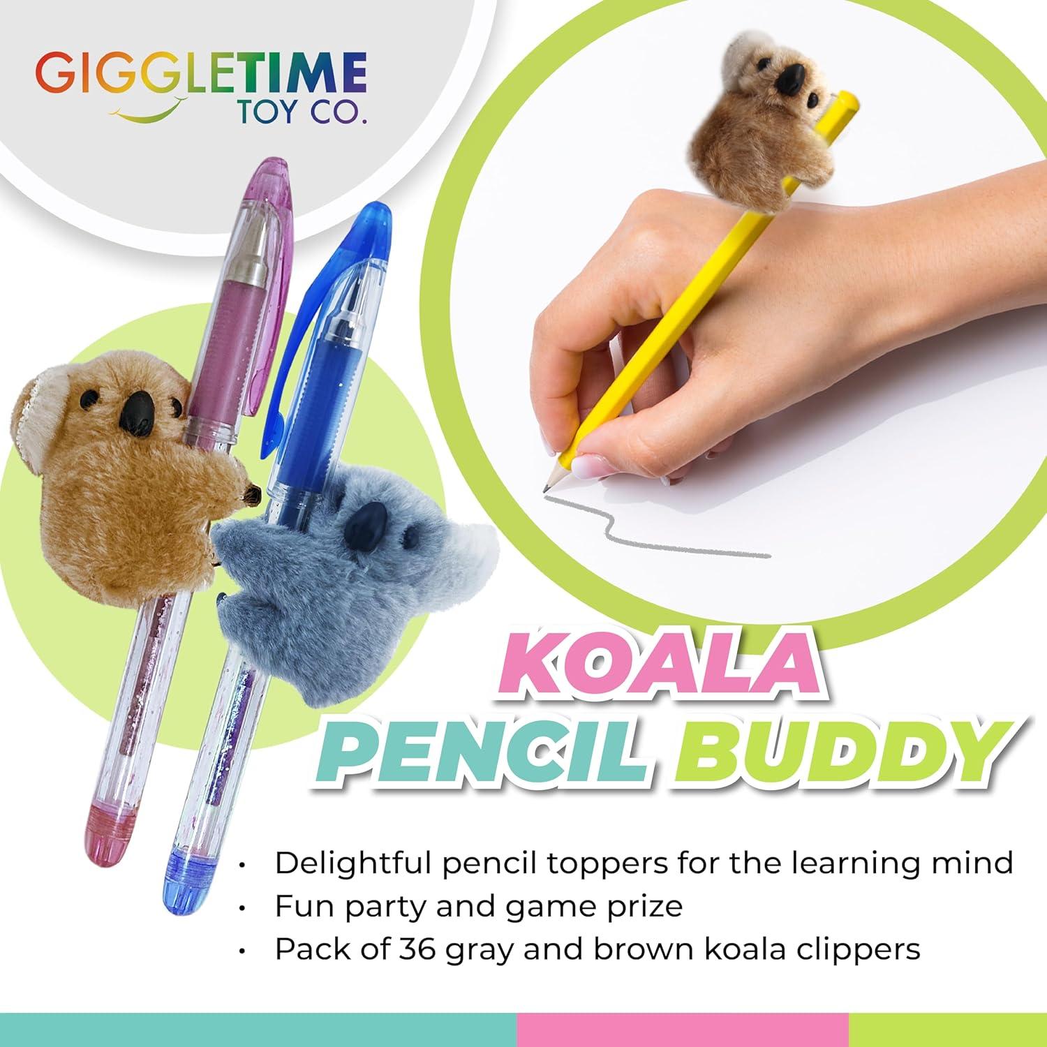 Adornos de Lápiz Koala Giggle Time - 36 Piezas 5.08 cm