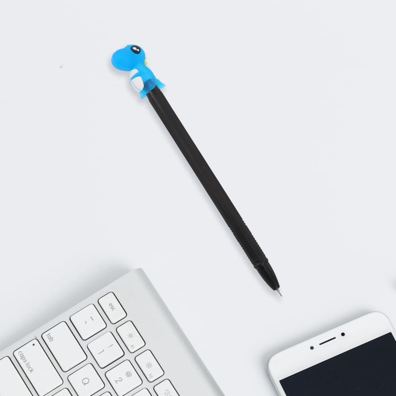 12 Toppers de Lápiz de Dinosaurio LALAFINA - Silicona Suave