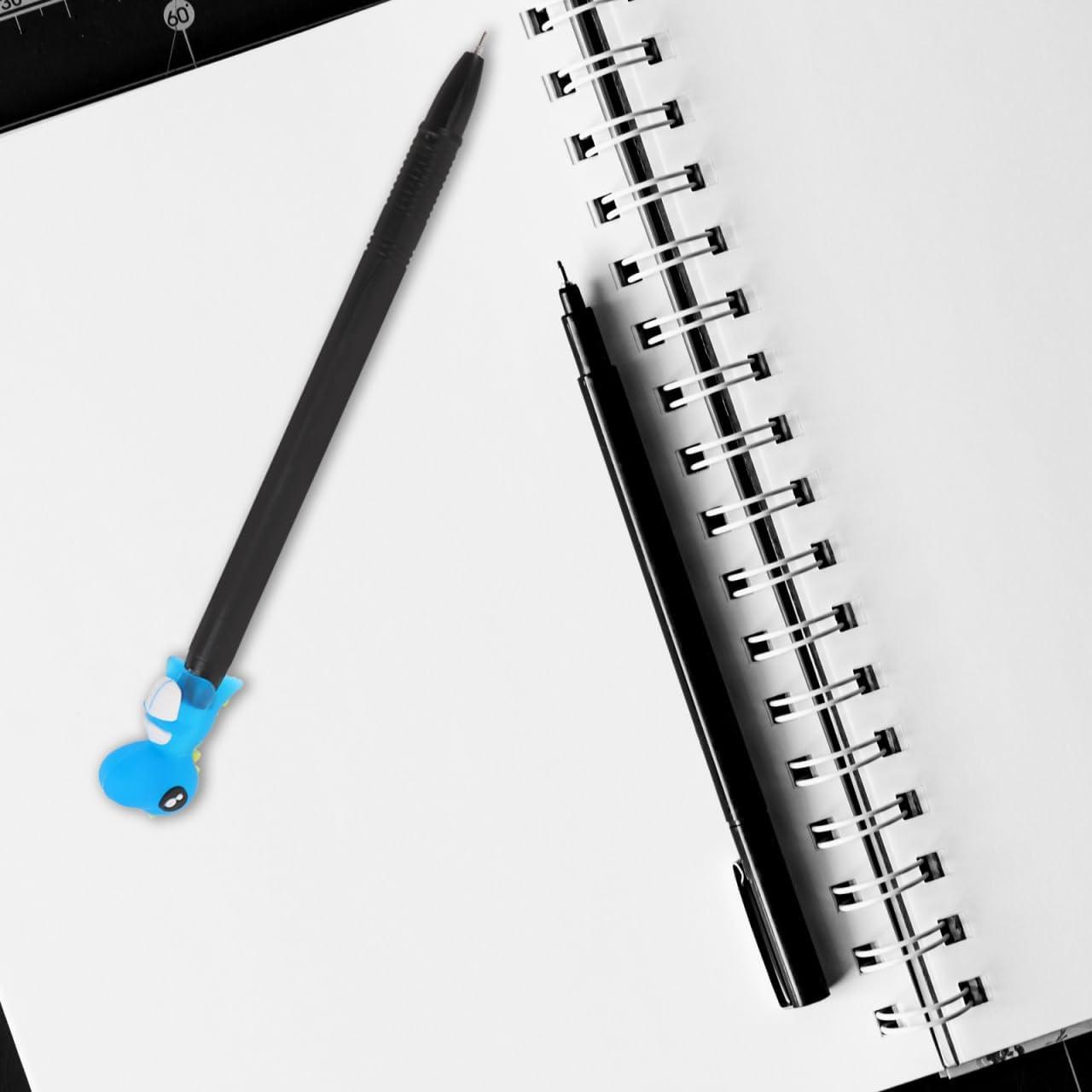 12 Toppers de Lápiz de Dinosaurio LALAFINA - Silicona Suave