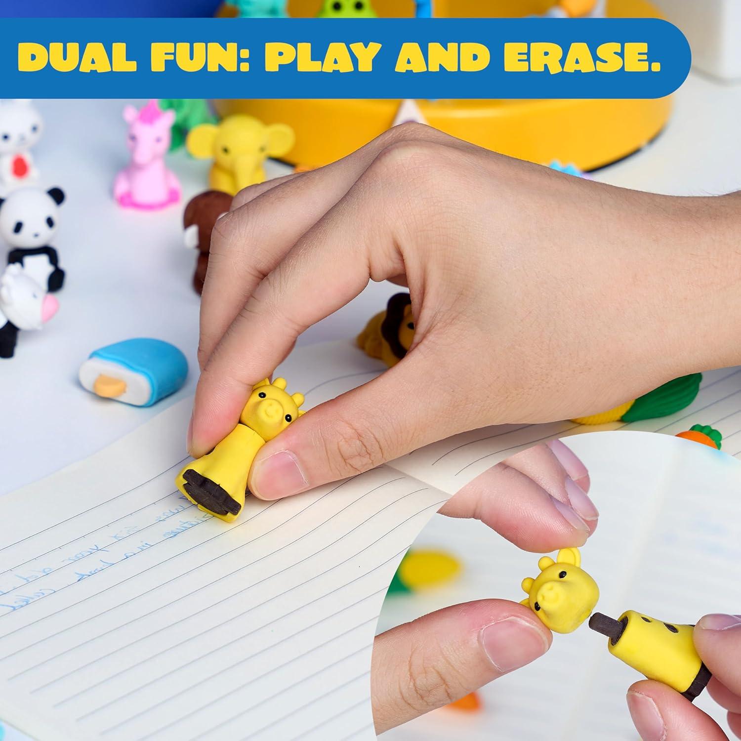 Borradores de Animales 3D JOYIN - 36 Piezas Coloridas