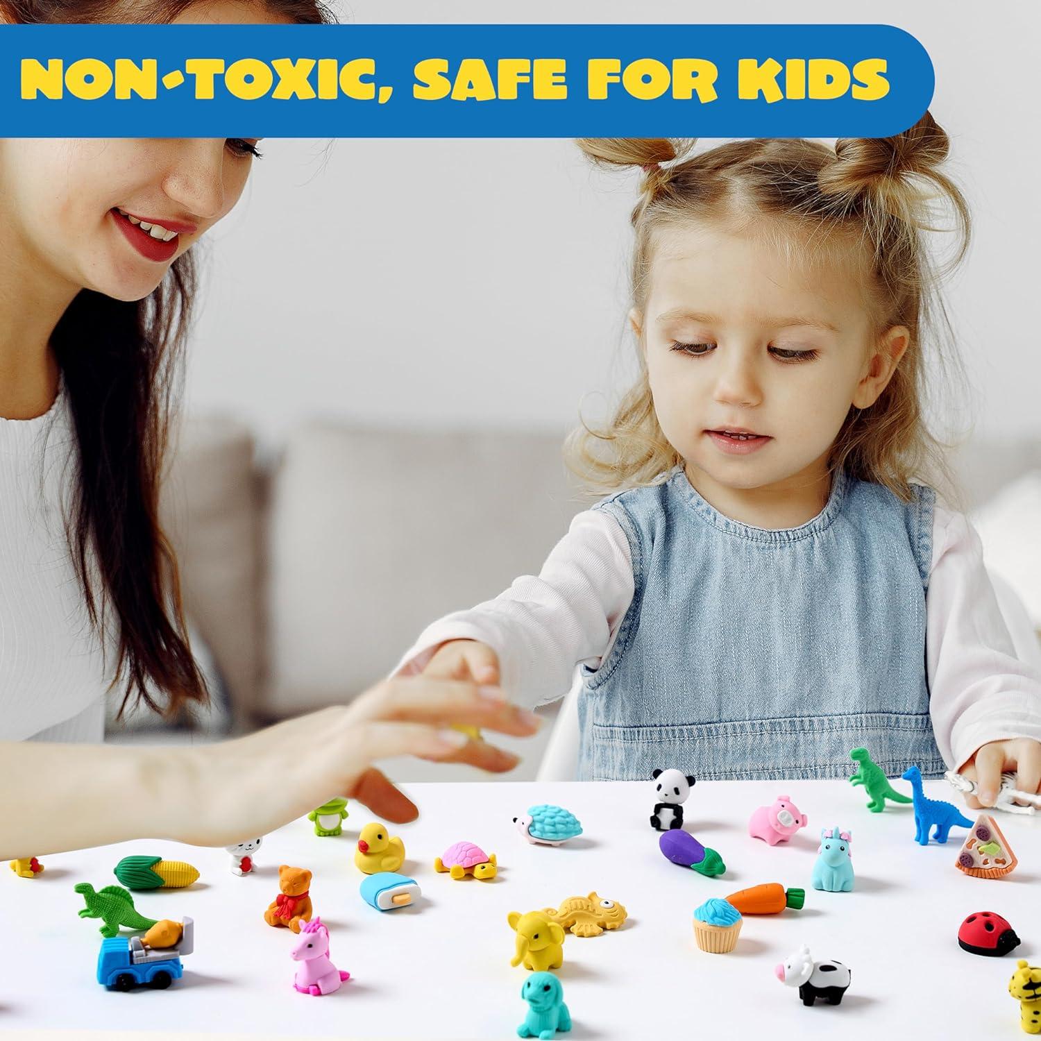 Borradores de Animales 3D JOYIN - 36 Piezas Coloridas