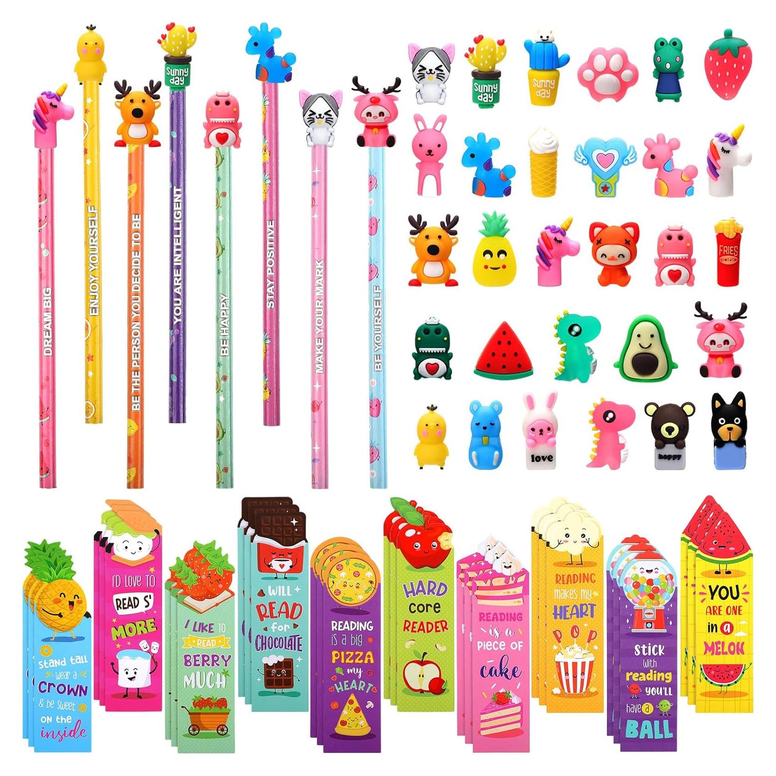 Juego de 128 Piezas de Lápices y Marcadores Aromáticos Outus