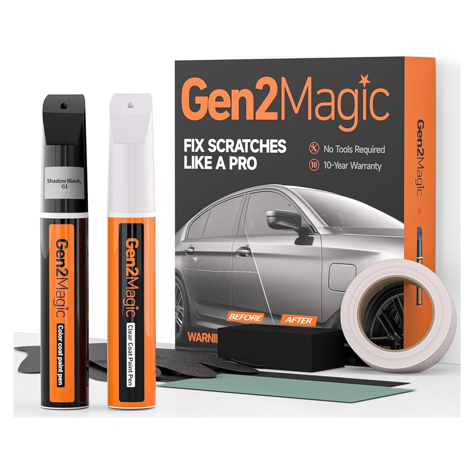 Kit de pintura de retoque Gen2Magic Ford Negro Sombra G1