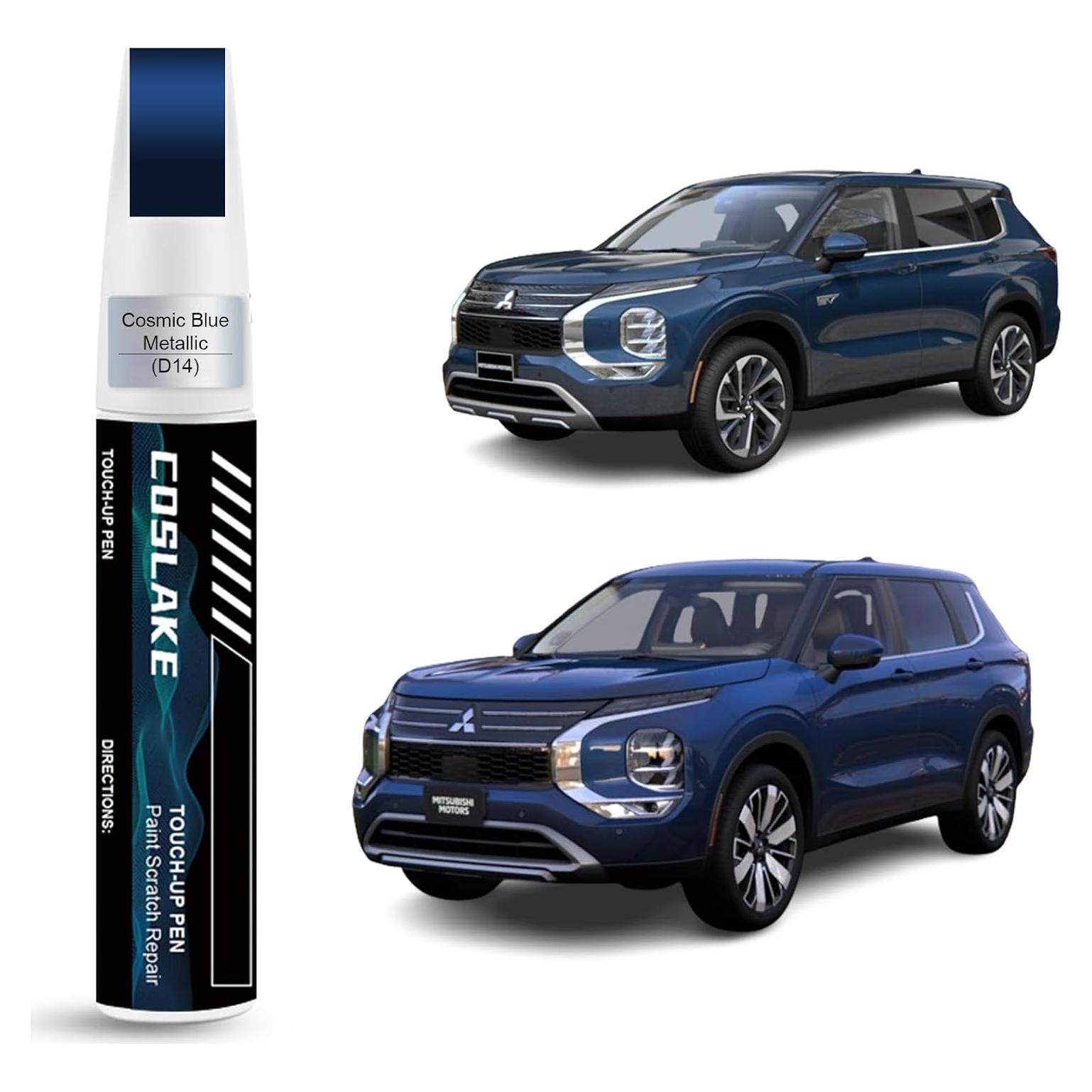 Pintura de Retoque COSLAKE Azul Cósmico Metálico 12ml Mitsubishi