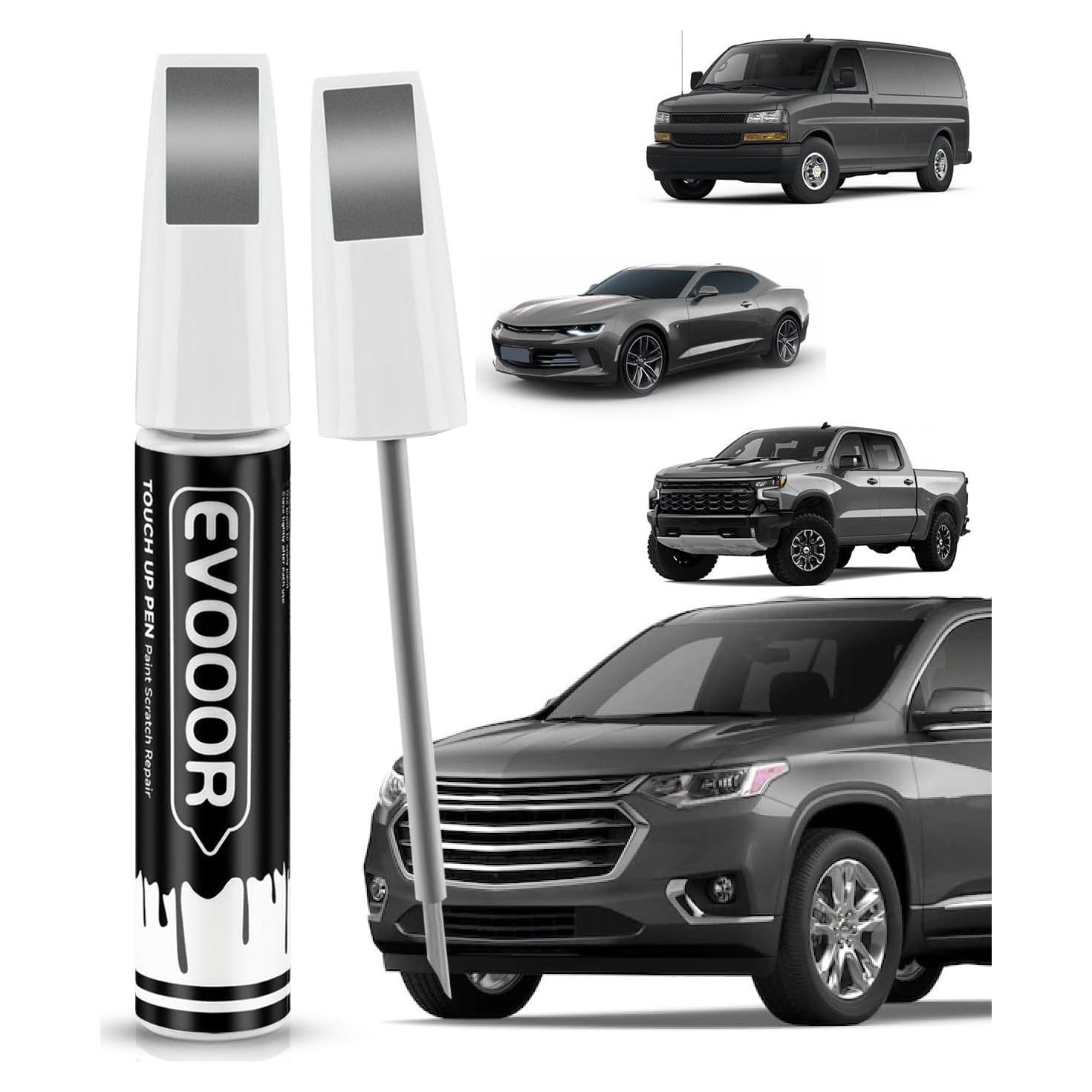 Pintura de Retoque EVOOOR 30ml Gris Pizarra Metálico para Chevy