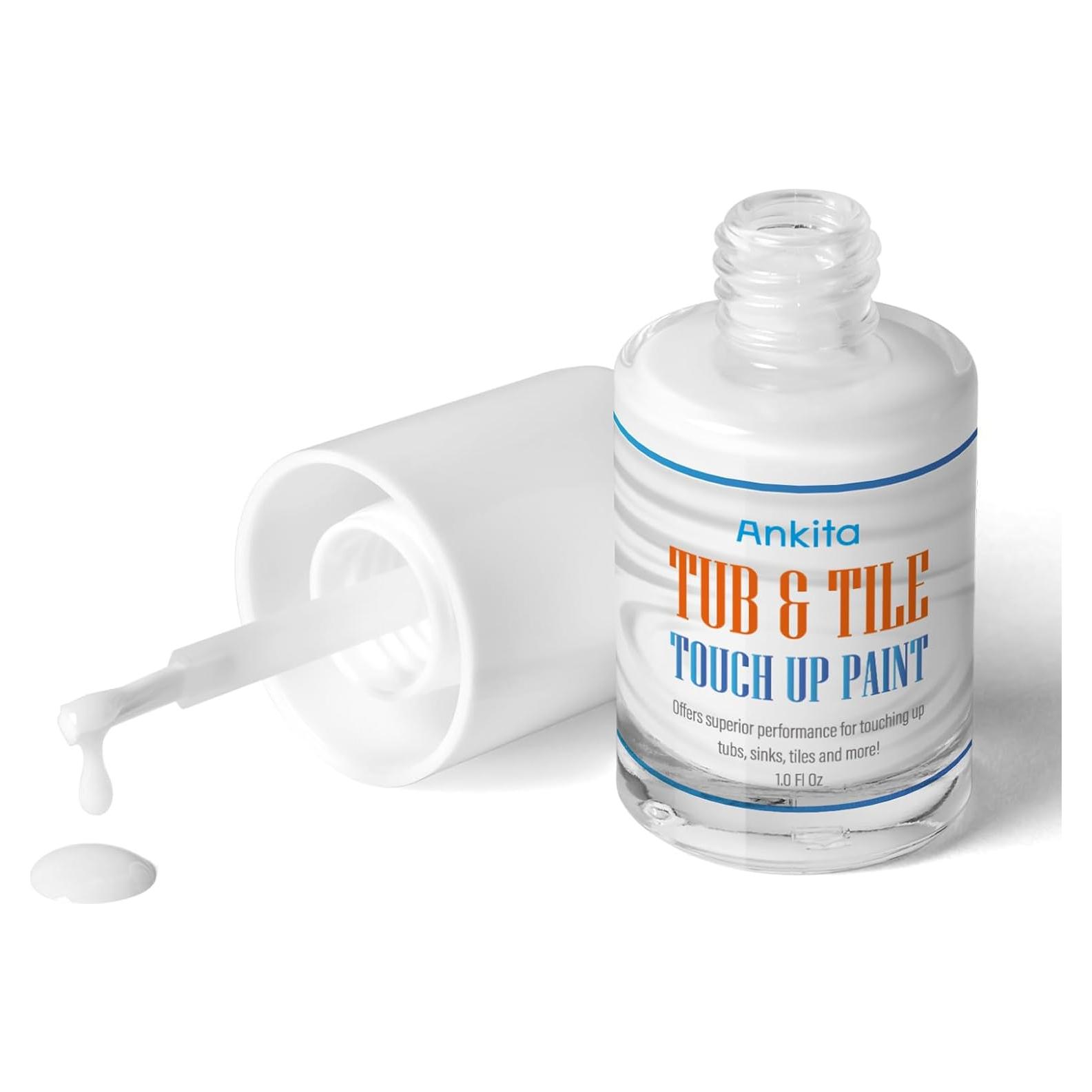 Pintura para Bañeras y Azulejos Ankita 1 Oz Blanco Brillante