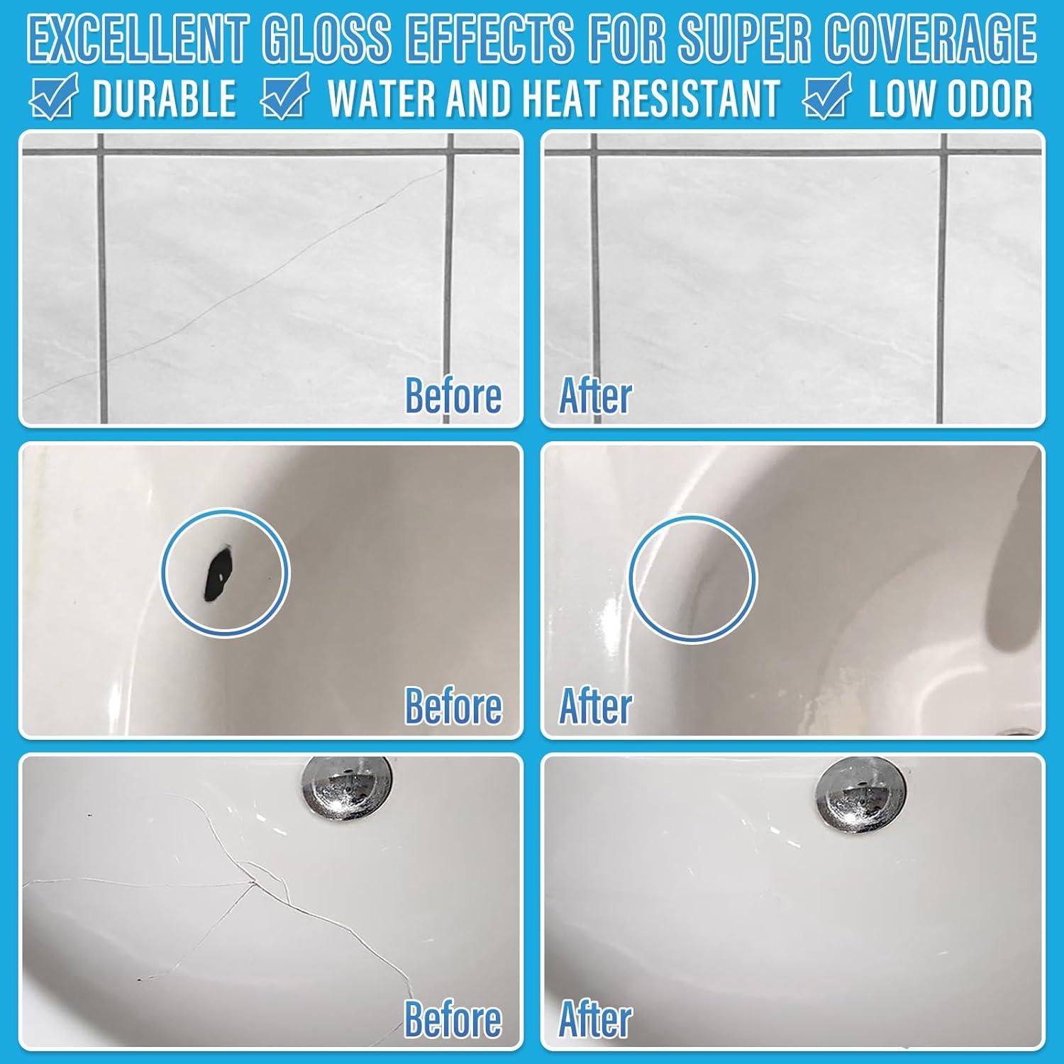 Pintura para Bañeras y Azulejos Ankita 1 Oz Blanco Brillante