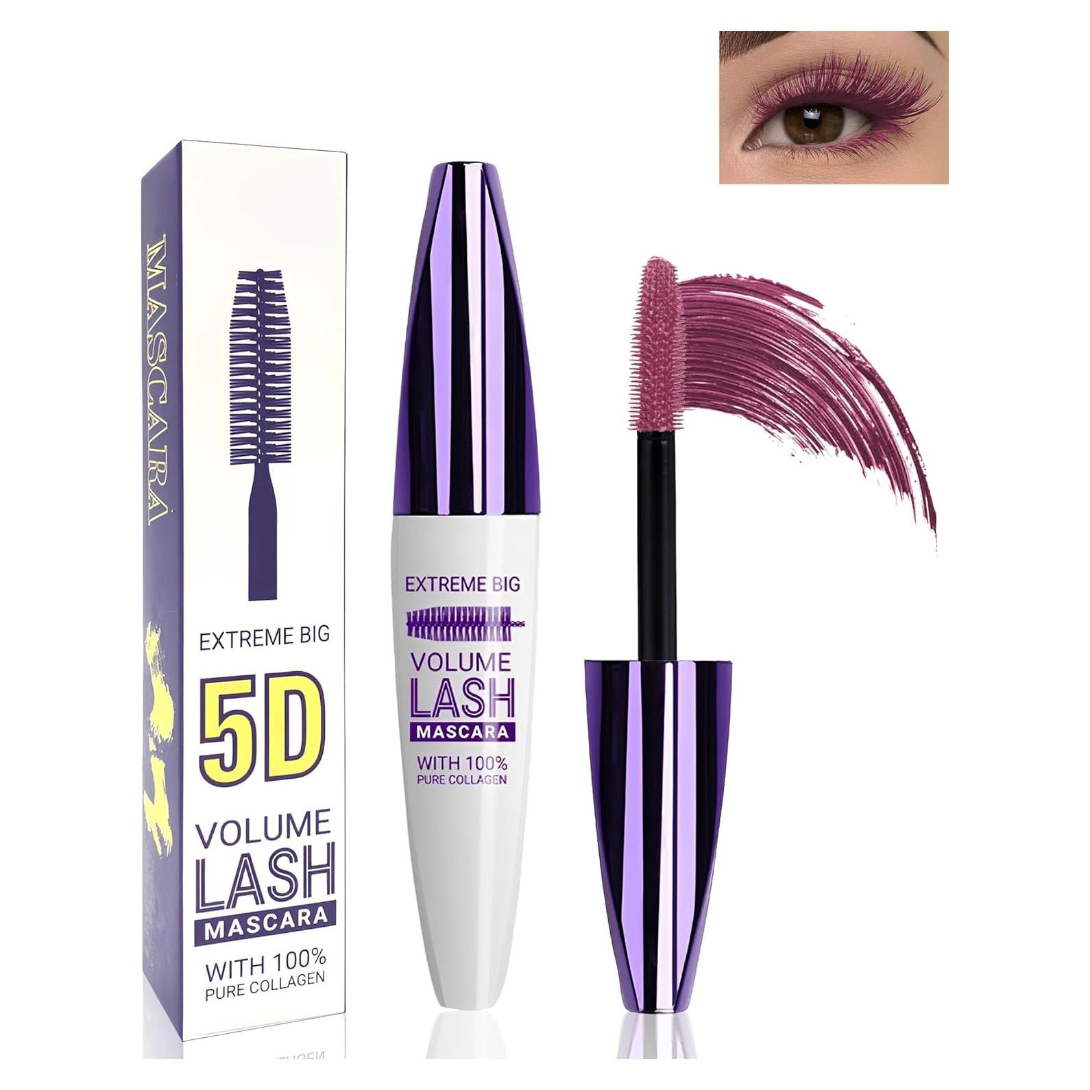 Máscara Burgundy 5D Larga Duración Impermeable LYSdefeu