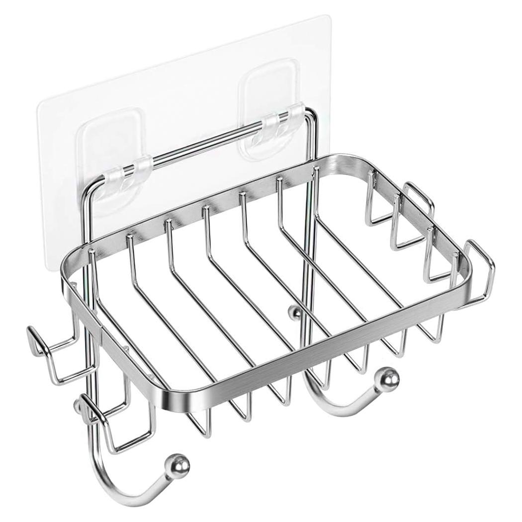 Soporte para Jabón ODesign Acero Inoxidable 6 Ganchos Plata