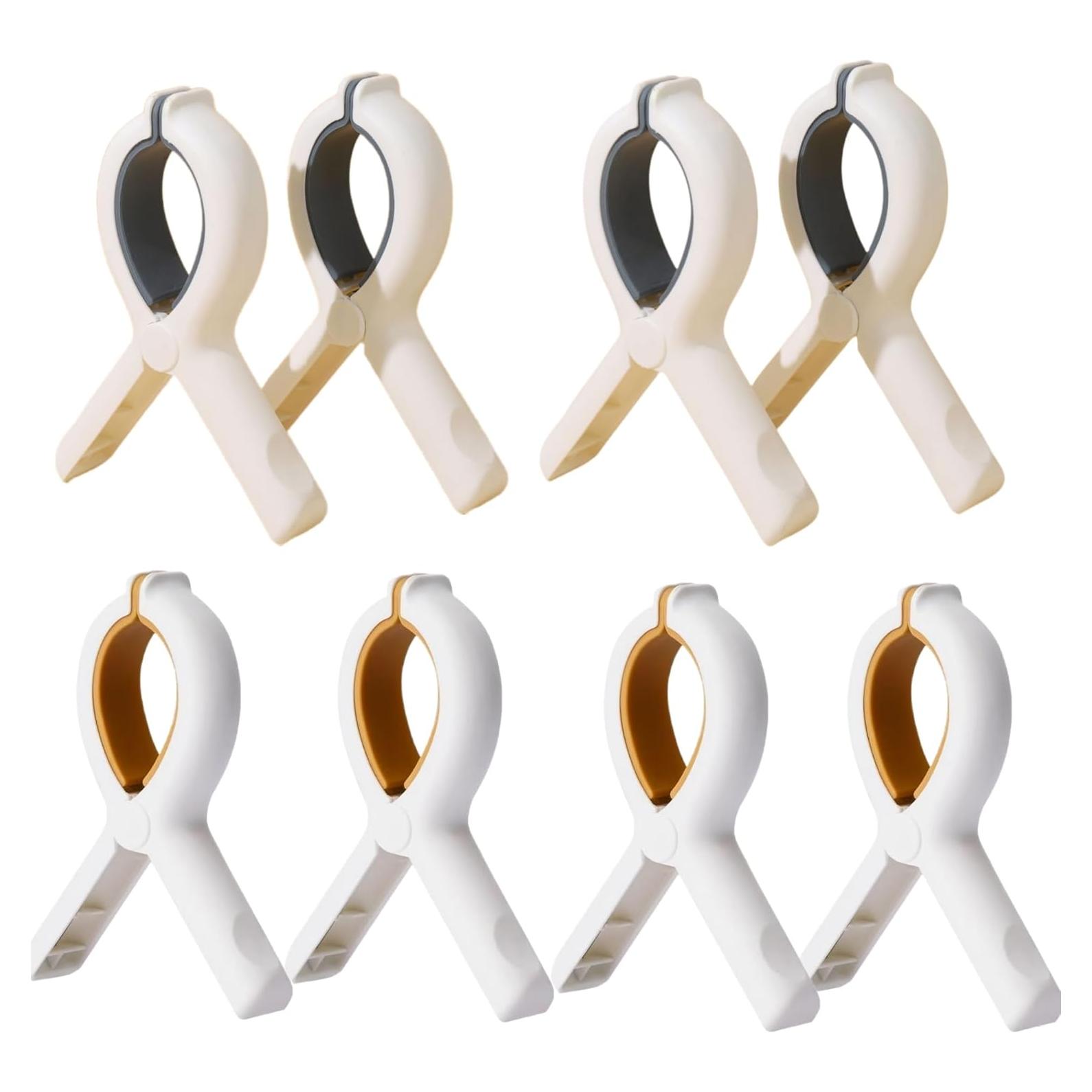 Pinzas de Playa Antideslizantes FANBODTA - Paquete de 8 Piezas