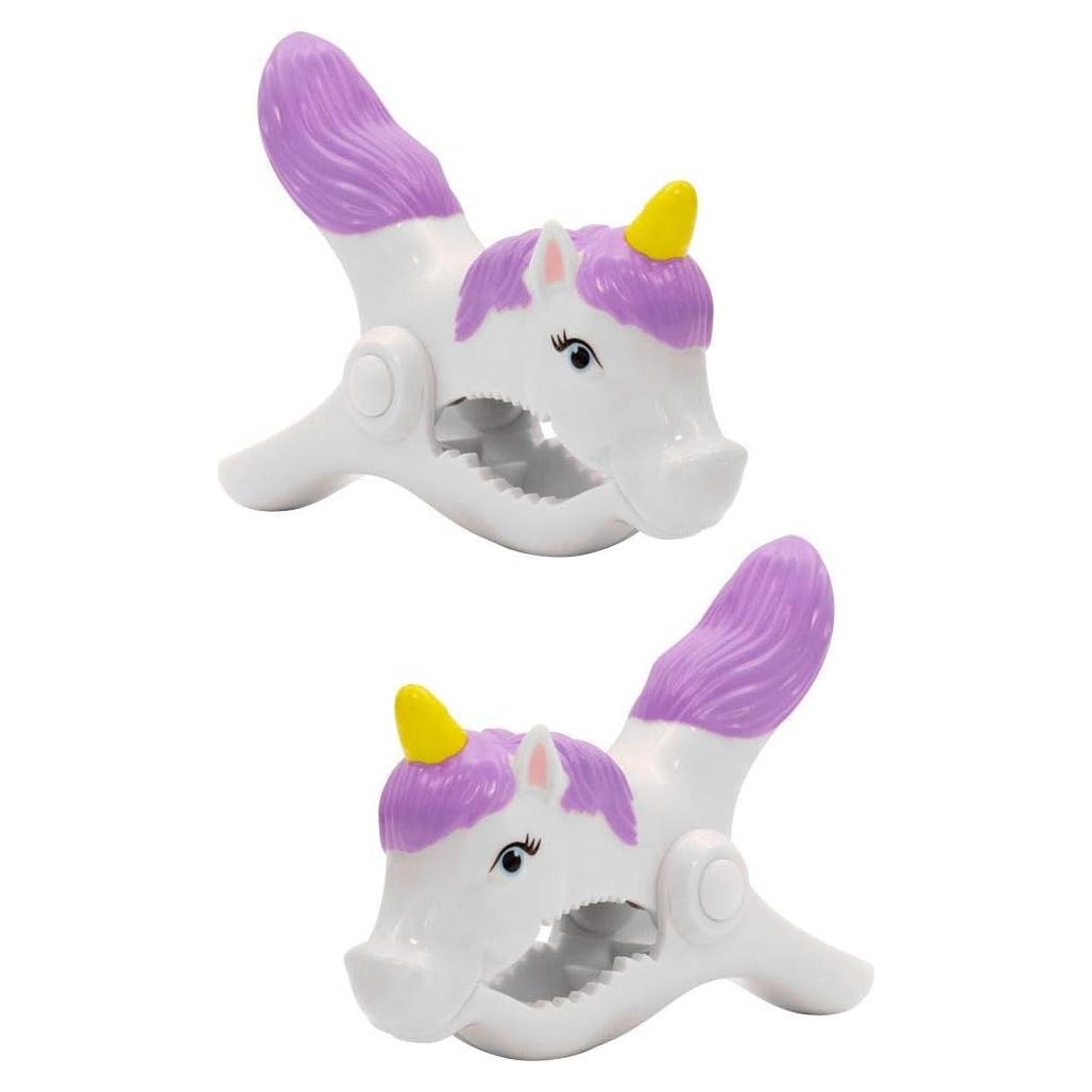 Clips de Toalla O2COOL Boca - 2 Piezas Decorativos Unicornio