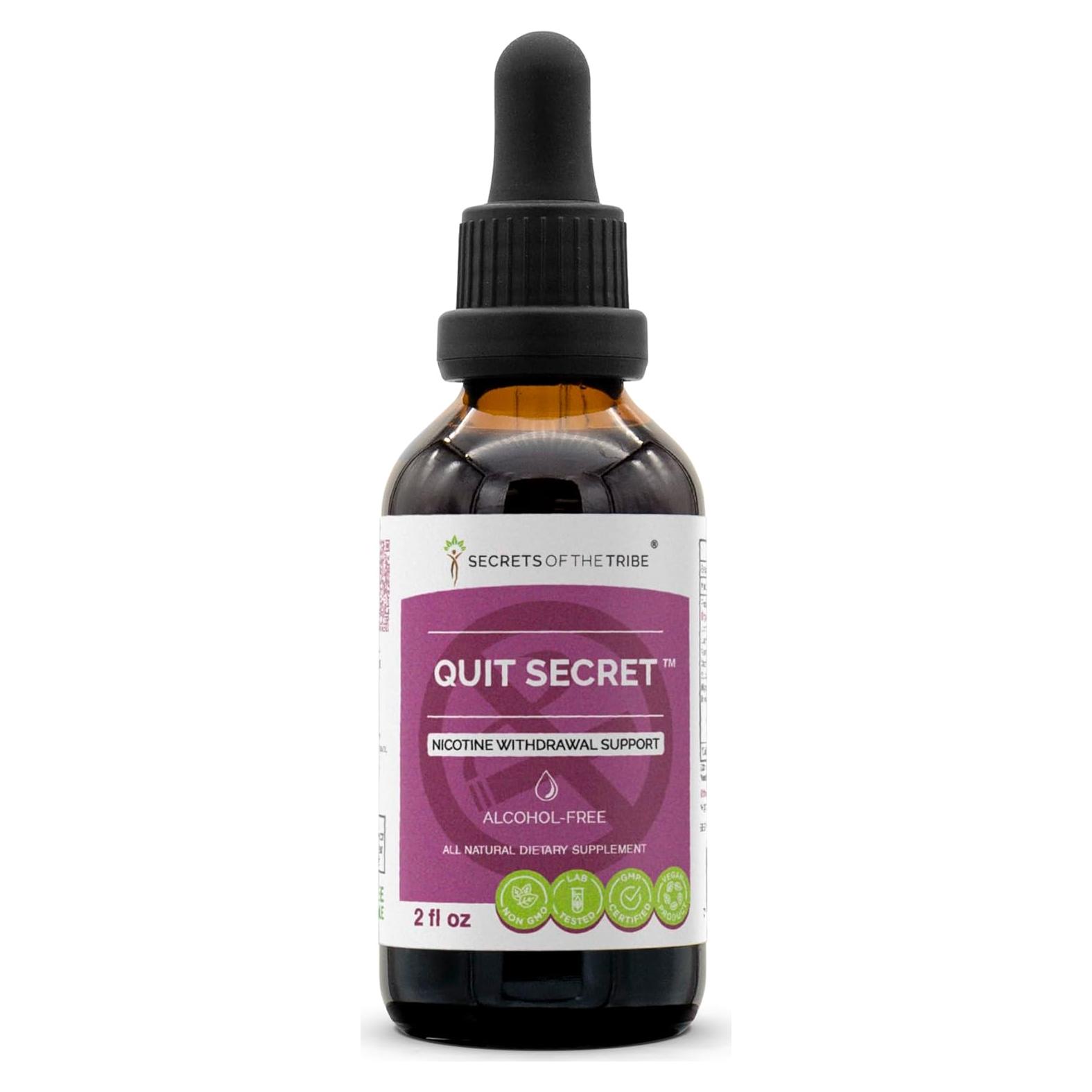 Extracto Herbal Sin Alcohol Quit Secret 59 ml - Regaliz, Nuez Moscada