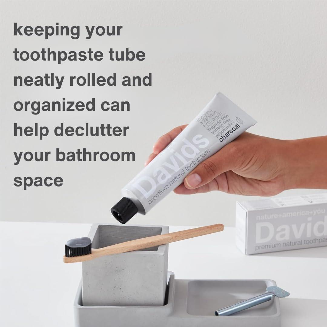 Exprimidor de Tubo de Pasta de Dientes Davids - 3 Paquete