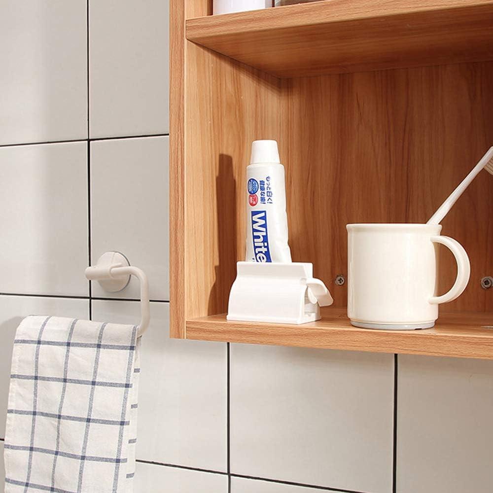 Juego de 2 exprimidores de pasta de dientes MILAGRO blancos