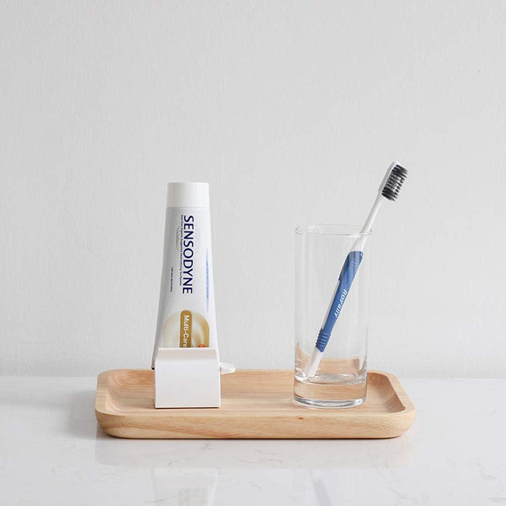 Juego de 2 exprimidores de pasta de dientes MILAGRO blancos