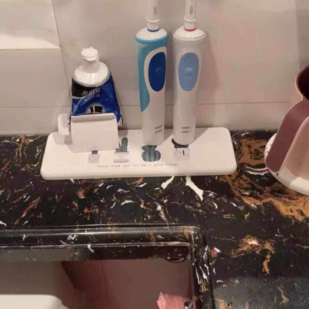 Juego de 2 exprimidores de pasta de dientes MILAGRO blancos