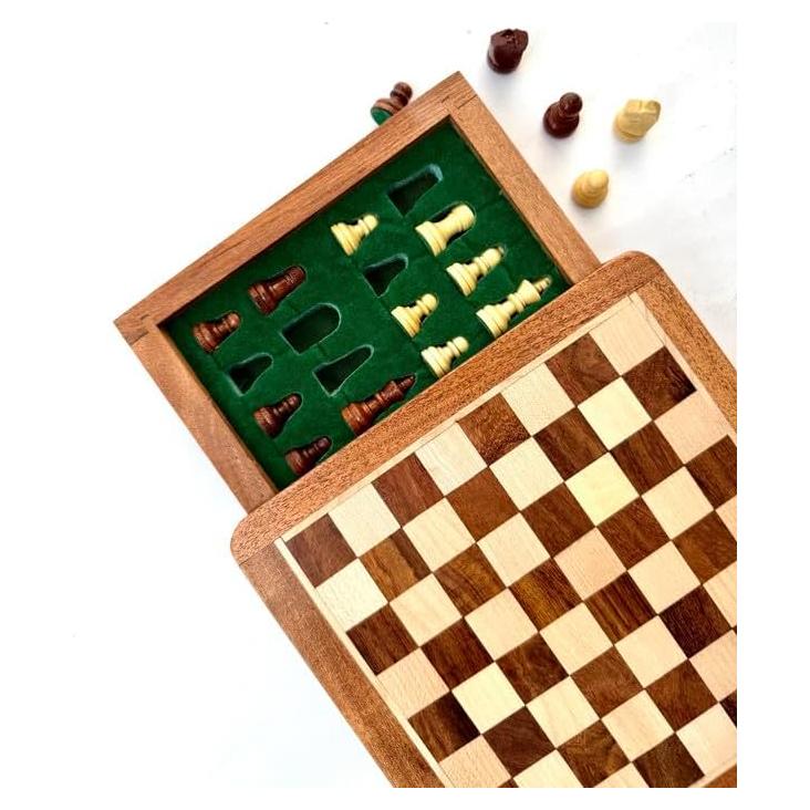 Juego de Ajedrez Magnético RUTAS RURALES 17.78 cm Portátil