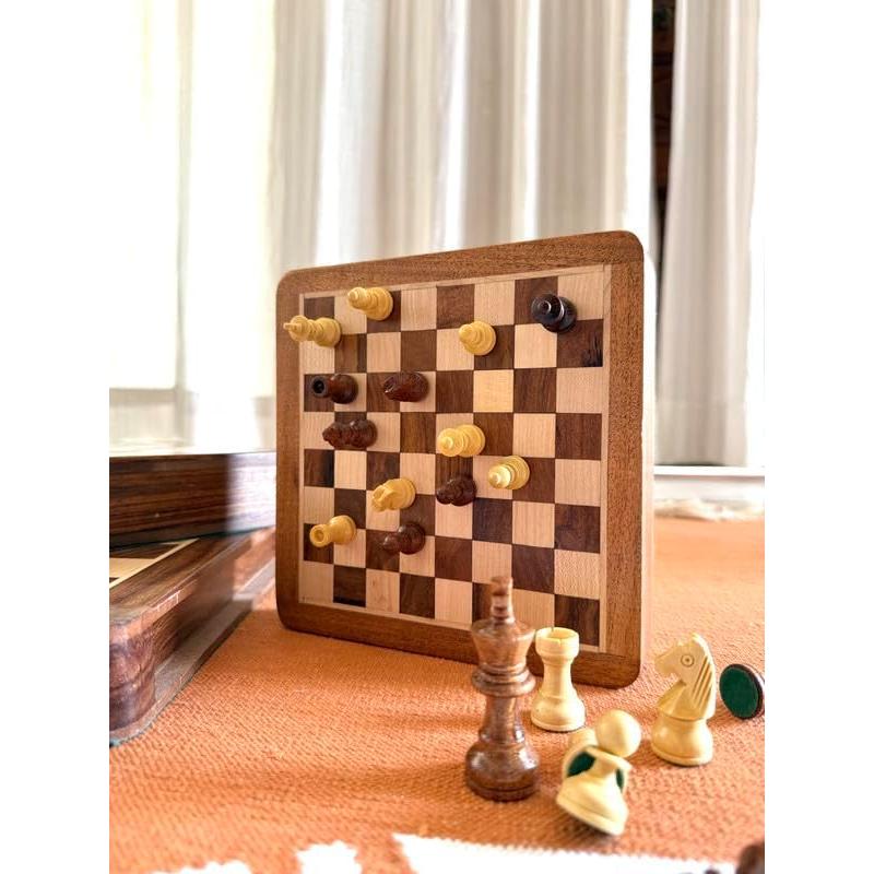 Juego de Ajedrez Magnético RUTAS RURALES 17.78 cm Portátil