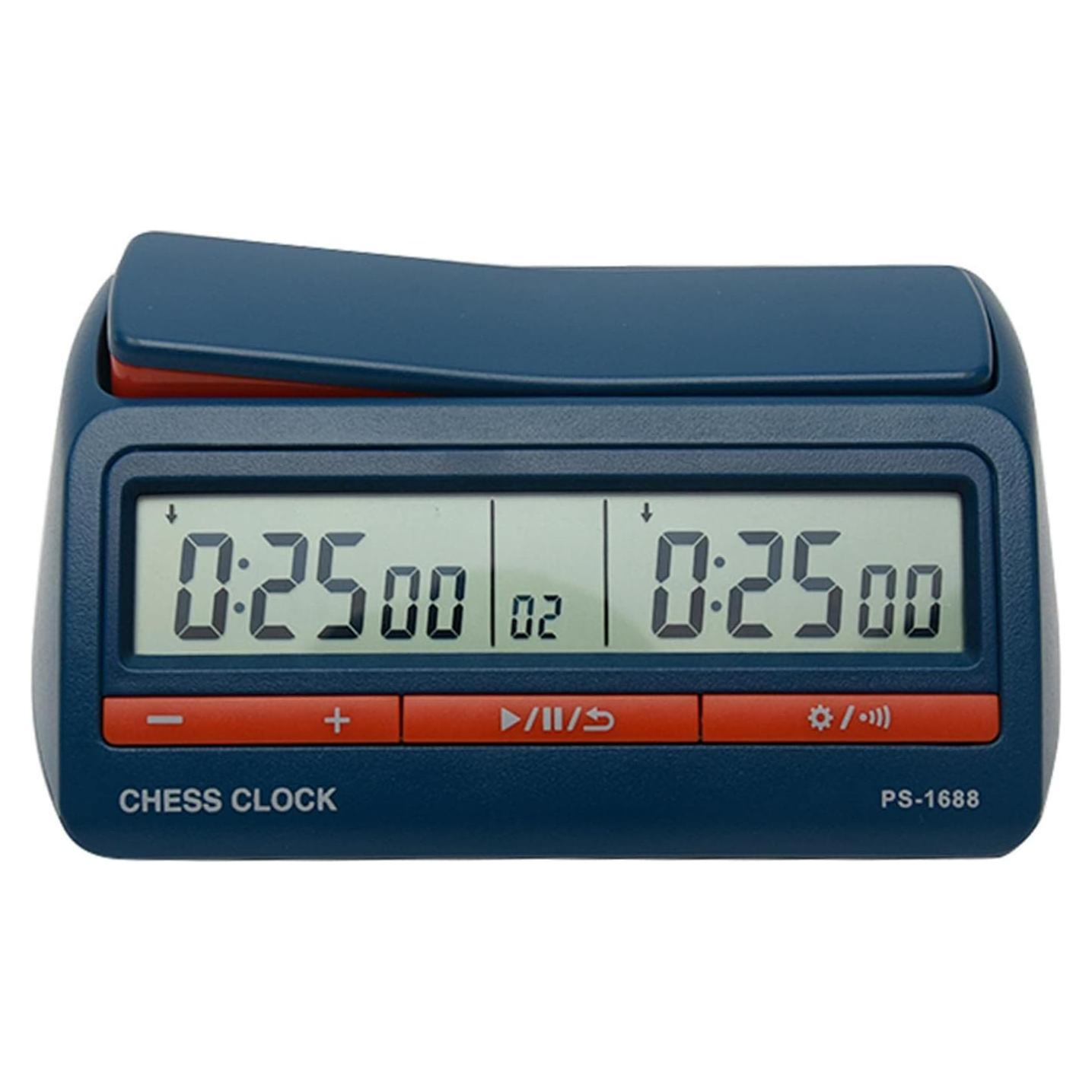 Reloj de Ajedrez Digital RVXlRDN Azul Portátil 42 Reglas
