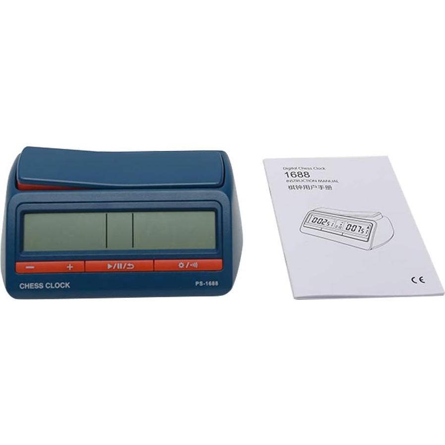 Reloj de Ajedrez Digital RVXlRDN Azul Portátil 42 Reglas